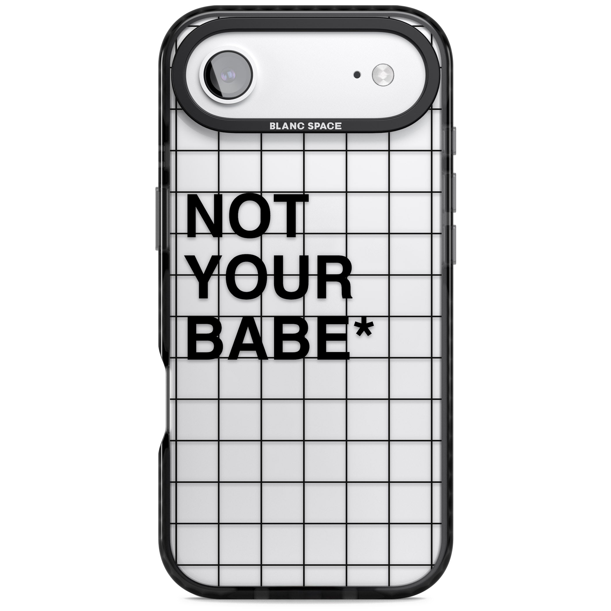 Not Your Babe iPhone 17 Air Impact Black Phone Case