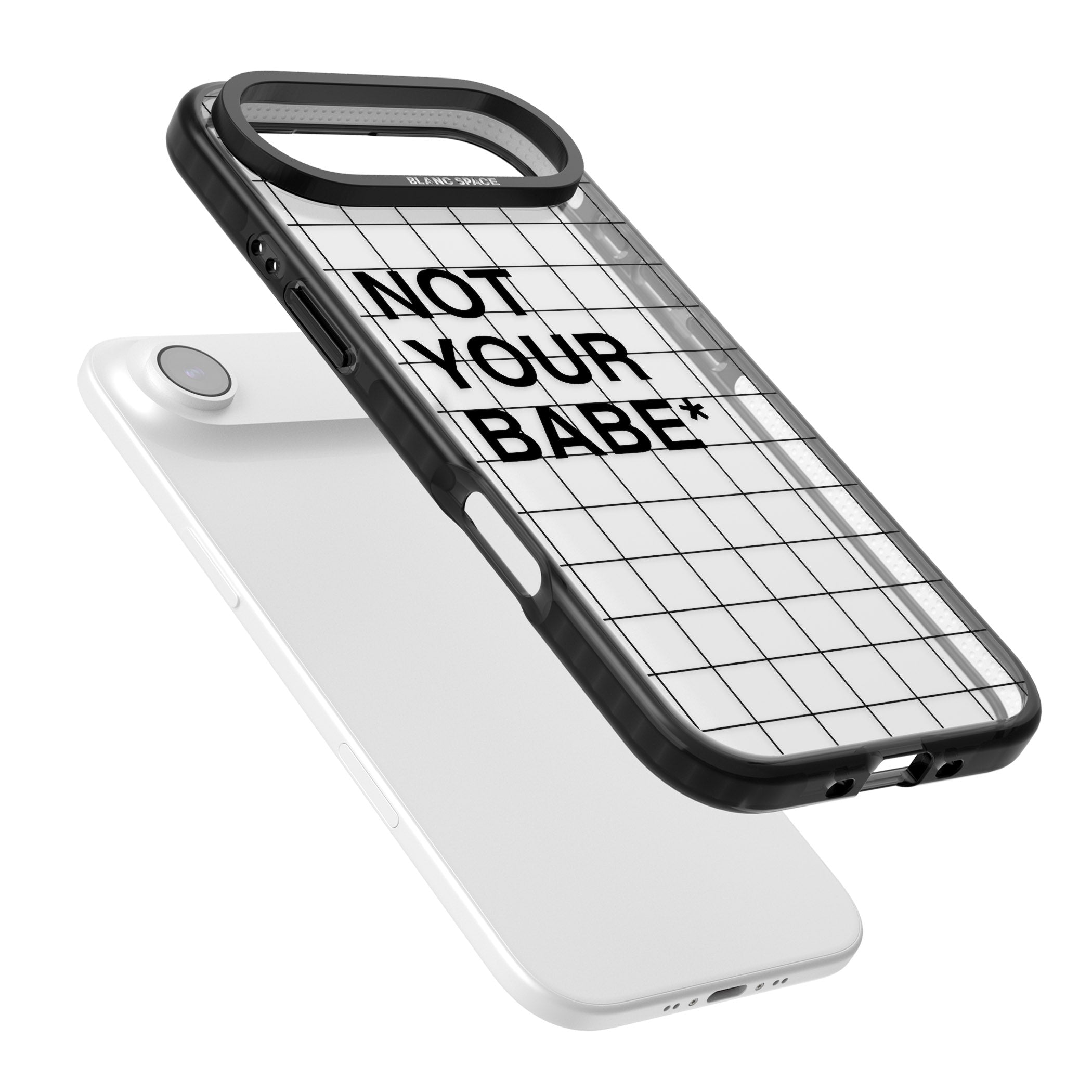 Not Your Babe iPhone 17 Air Impact Black Phone Case Colours