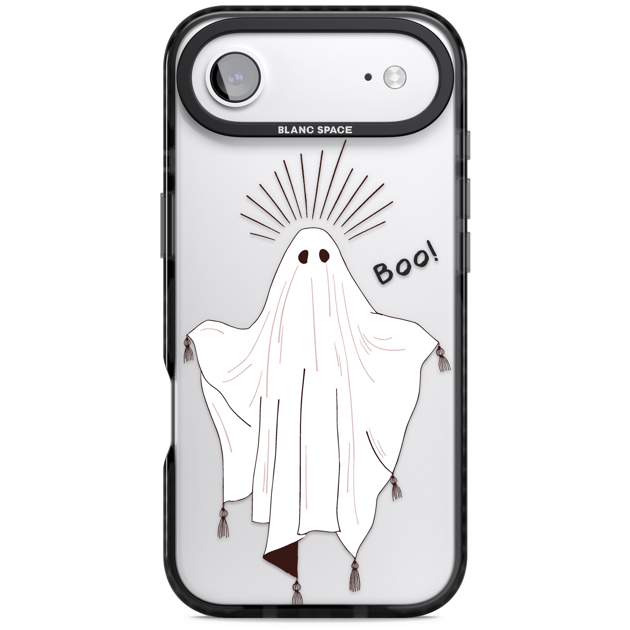 Boo! iPhone 17 Air Impact Black Phone Case