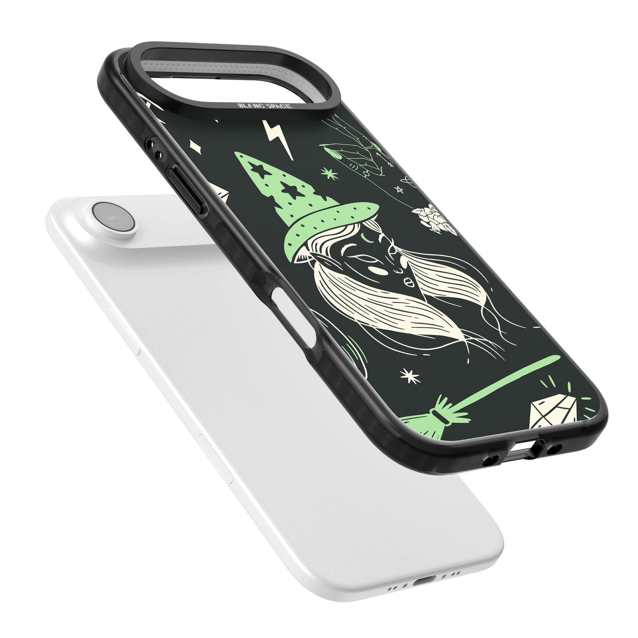 Astrology Witch Pattern iPhone 17 Air Impact Black Phone Case Colours