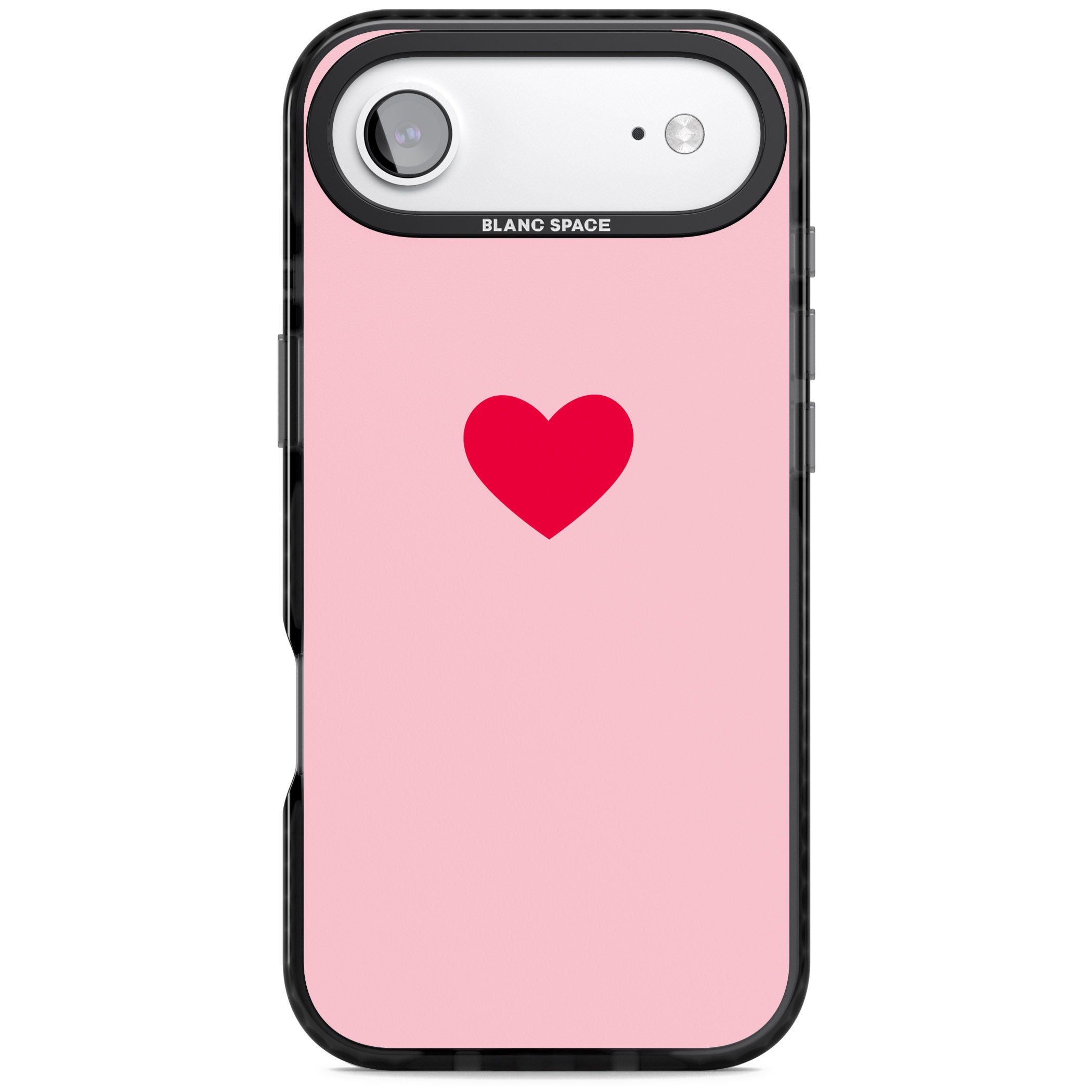 Red & Pink Heart iPhone 17 Air Impact Black Phone Case