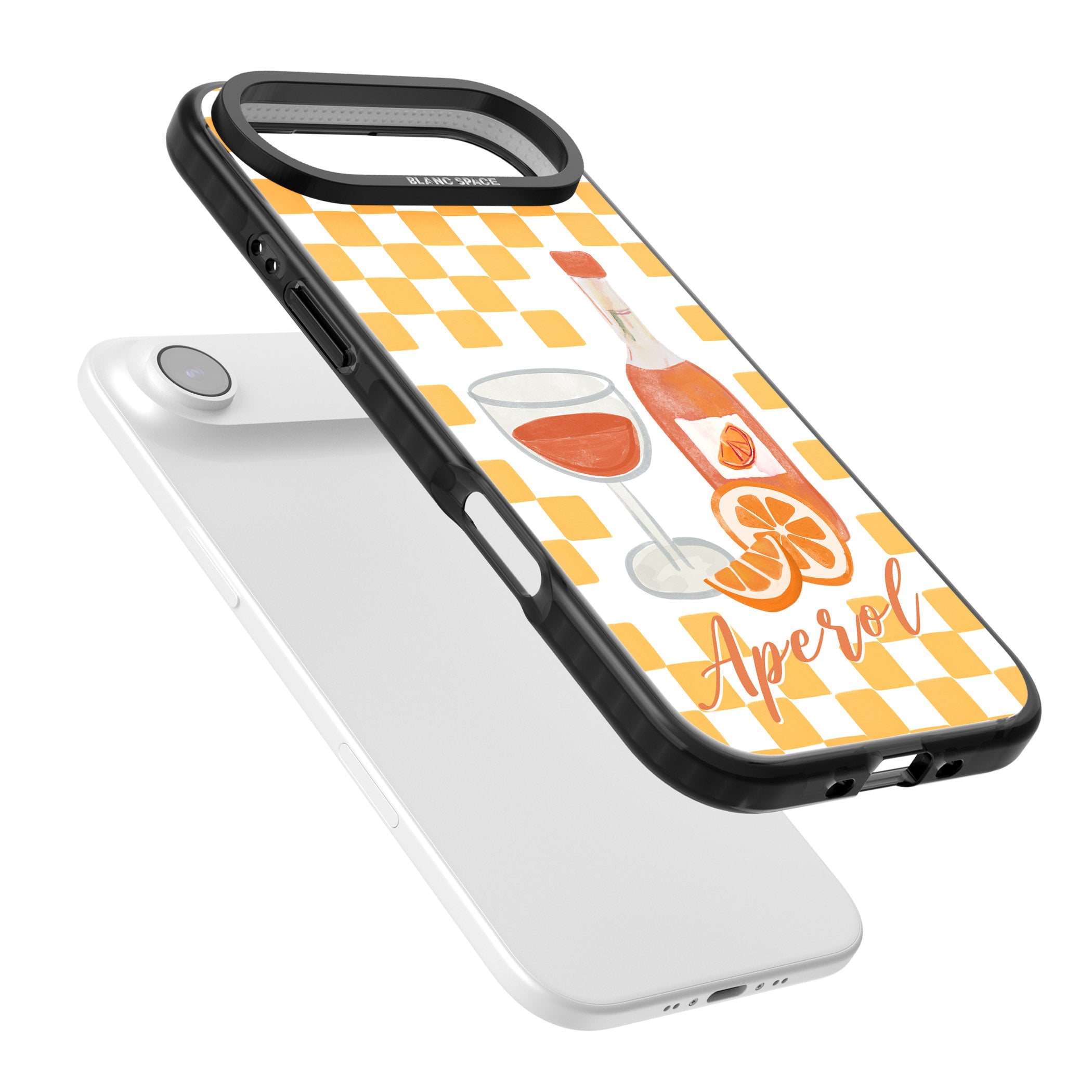 Checked Spritz iPhone 17 Air Impact Black Phone Case Colours