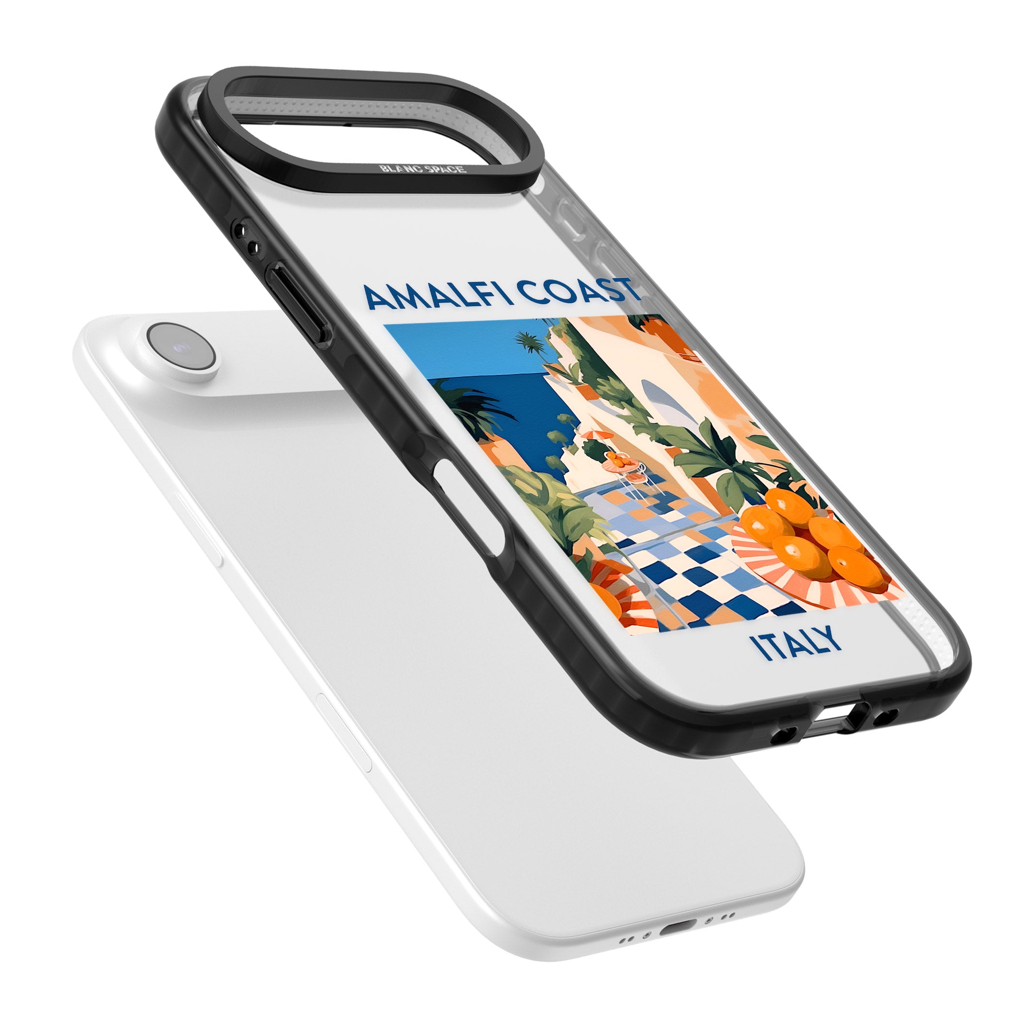 Amalfi Coast iPhone 17 Air Impact Black Phone Case Colours