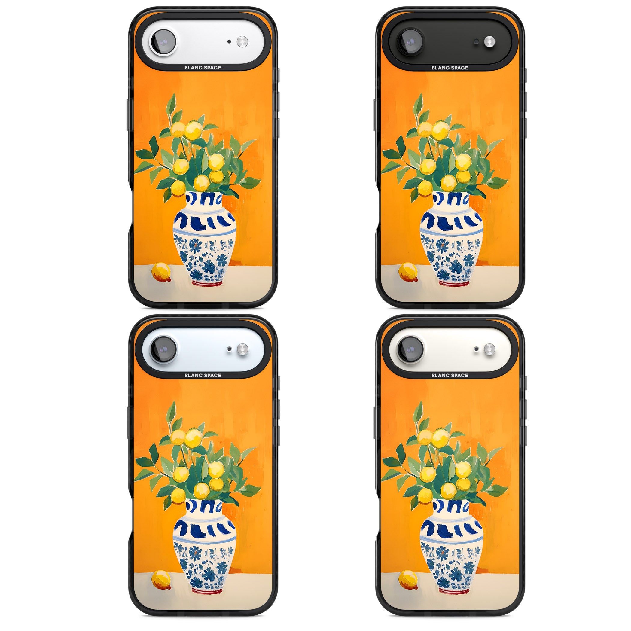 Lemon Vase iPhone 17 Air Impact Black Phone Case APT Impact Protection