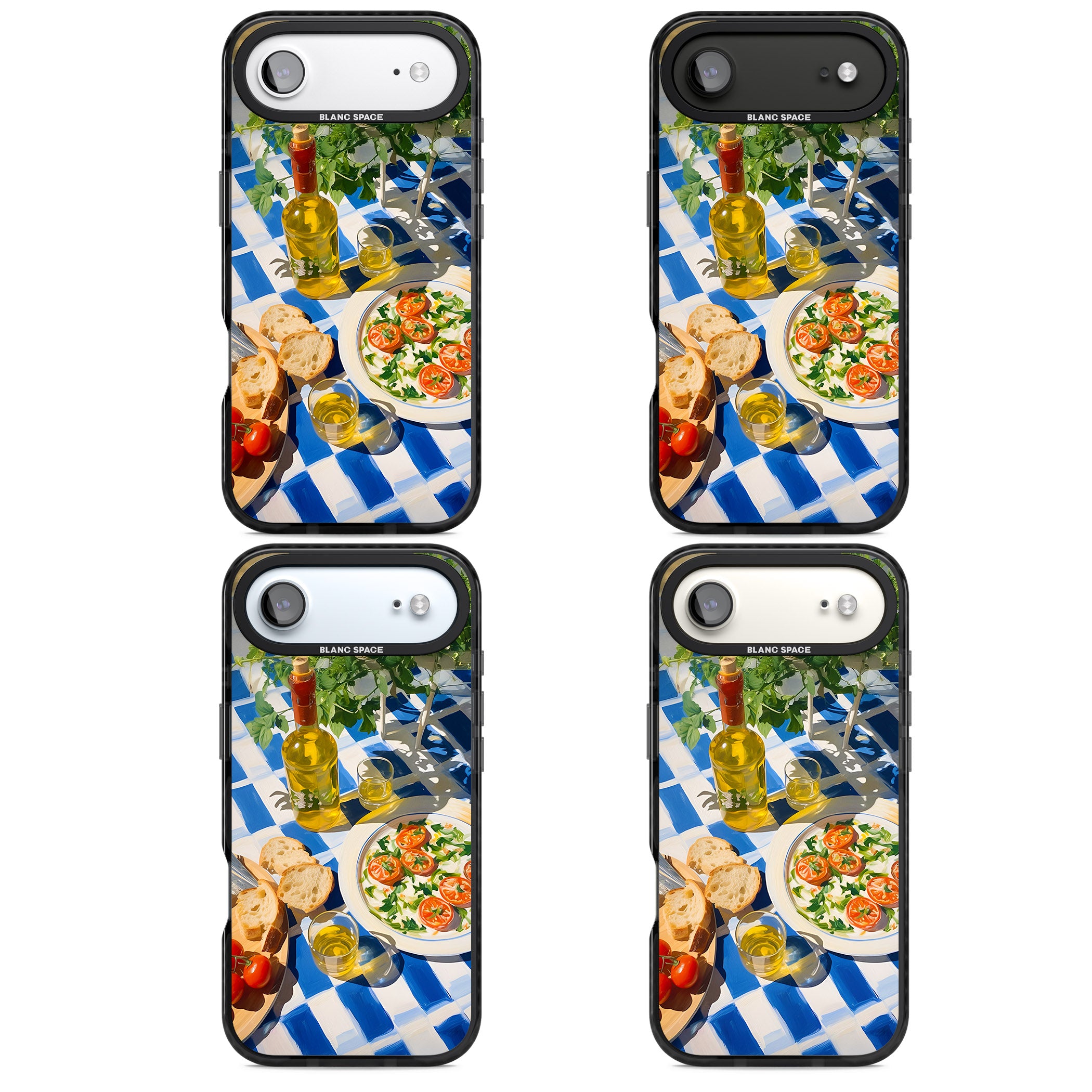 Caprese Salad iPhone 17 Air Impact Black Phone Case APT Impact Protection