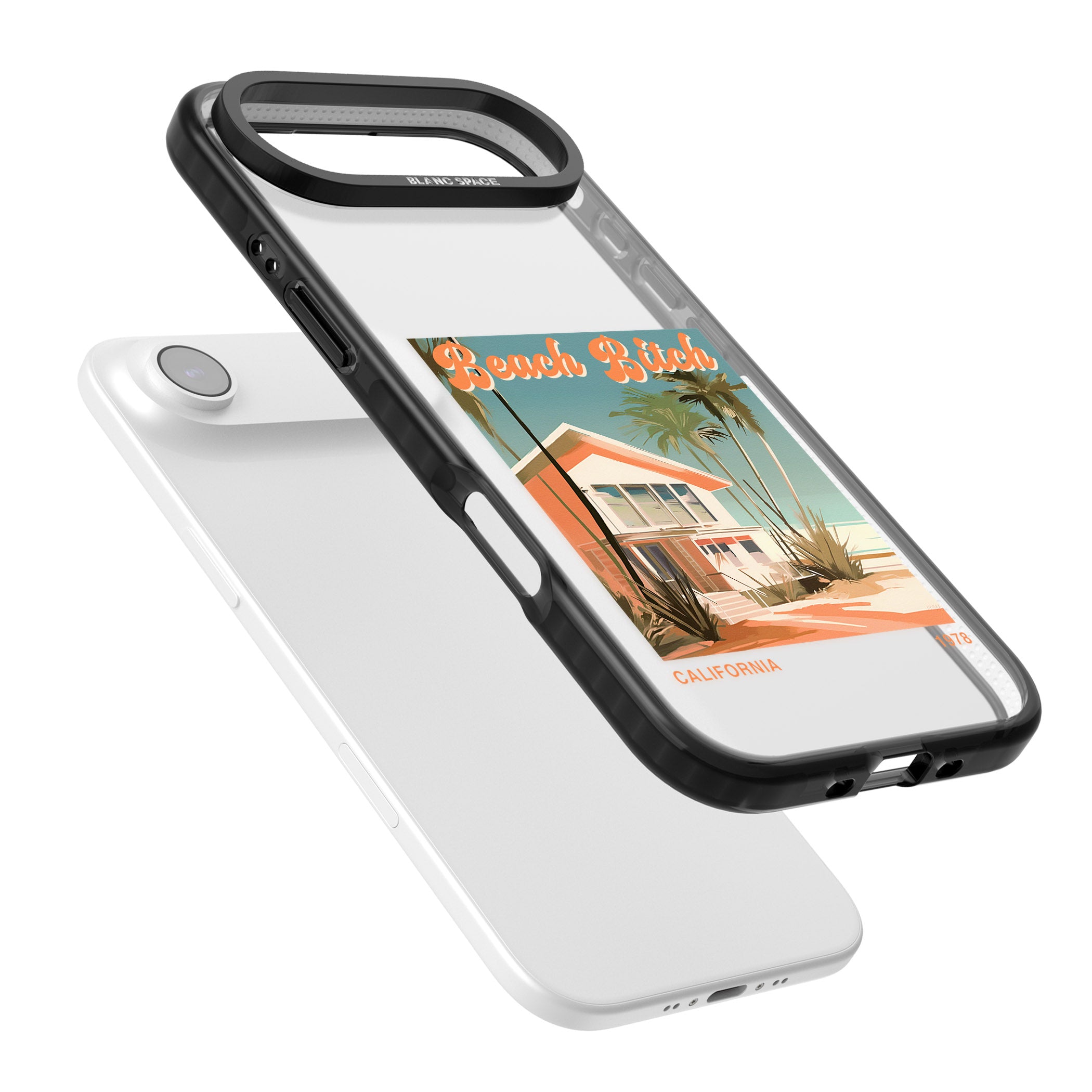 Beach B*tch iPhone 17 Air Impact Black Phone Case Colours