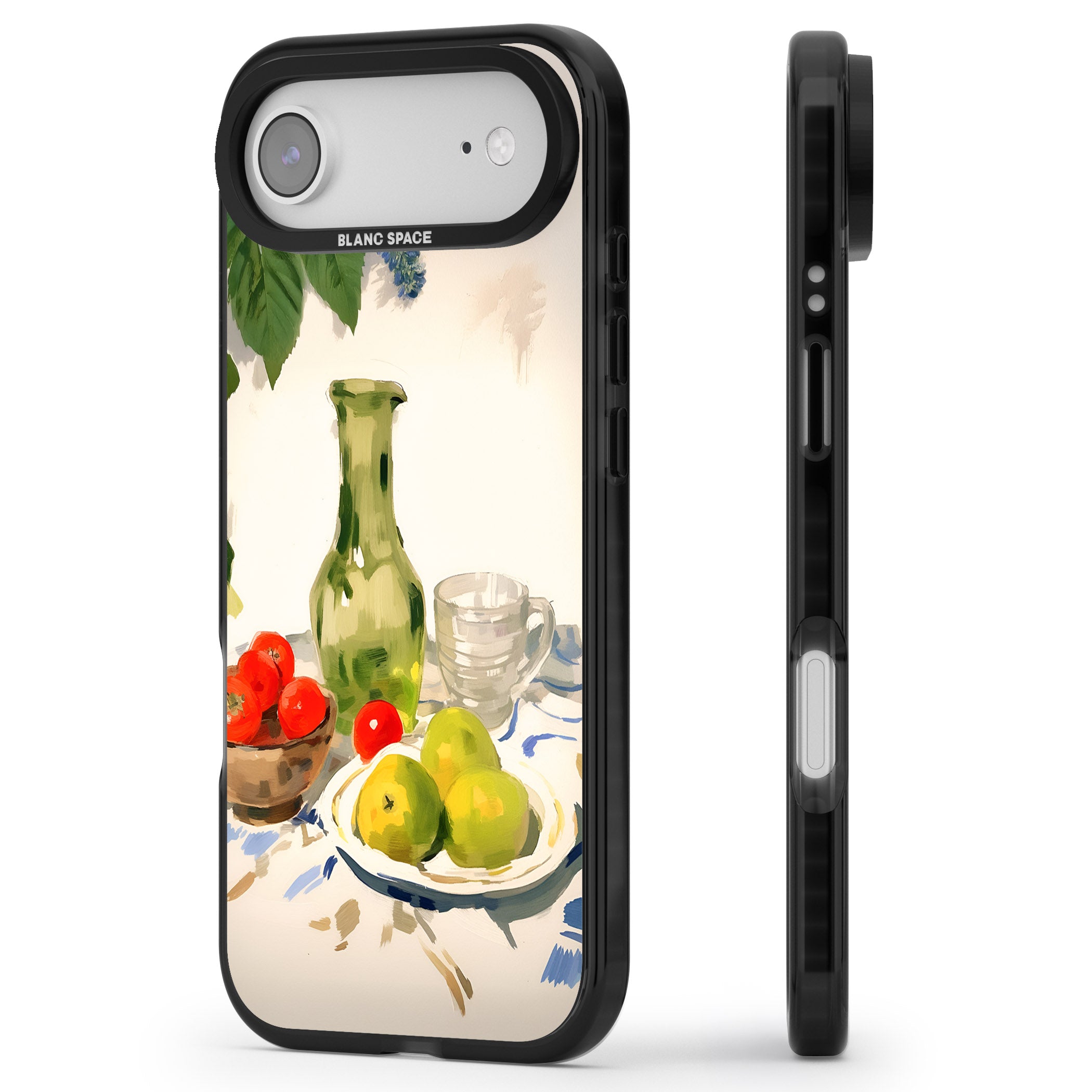 Green Carafe iPhone 17 Air Impact Black Phone Case Side Profile