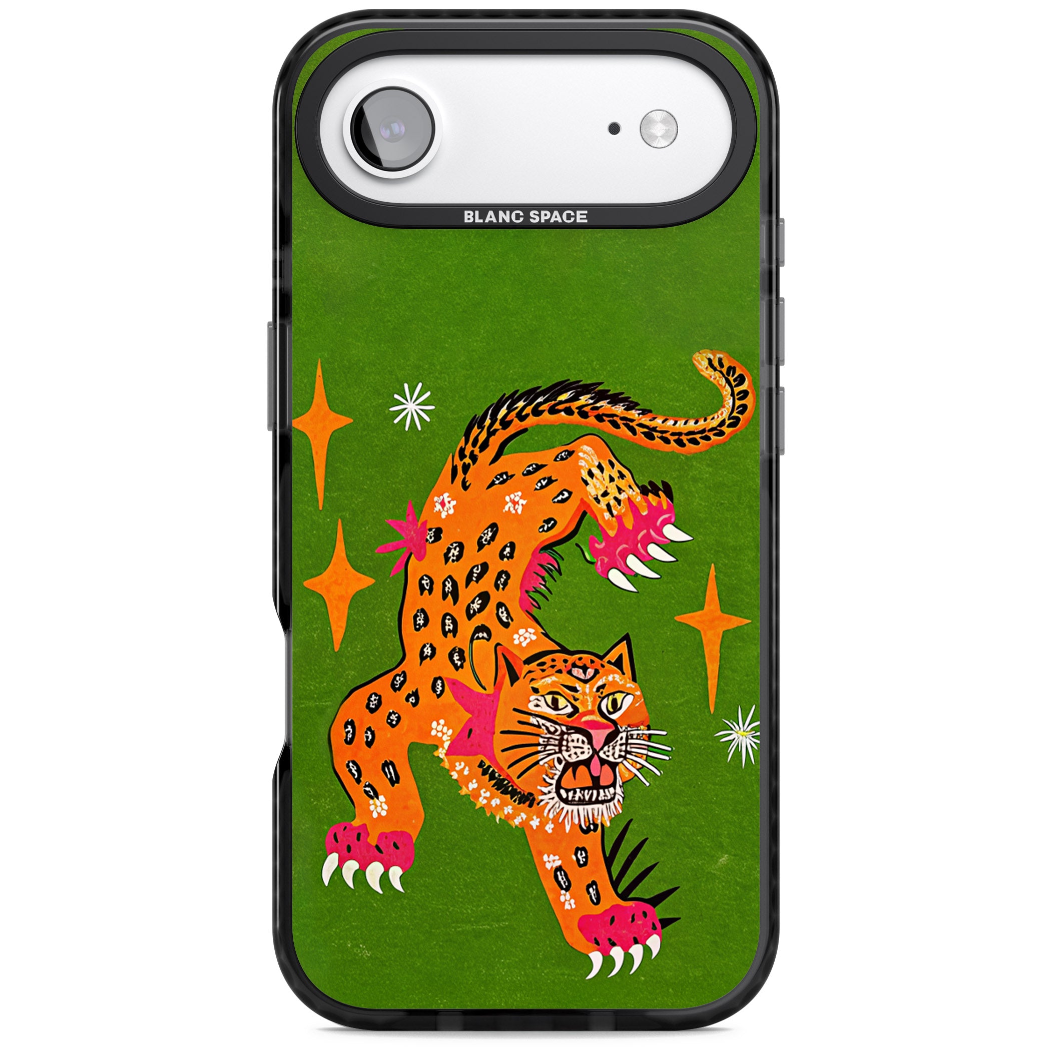 Fierce Jaguar iPhone 17 Air Impact Black Phone Case