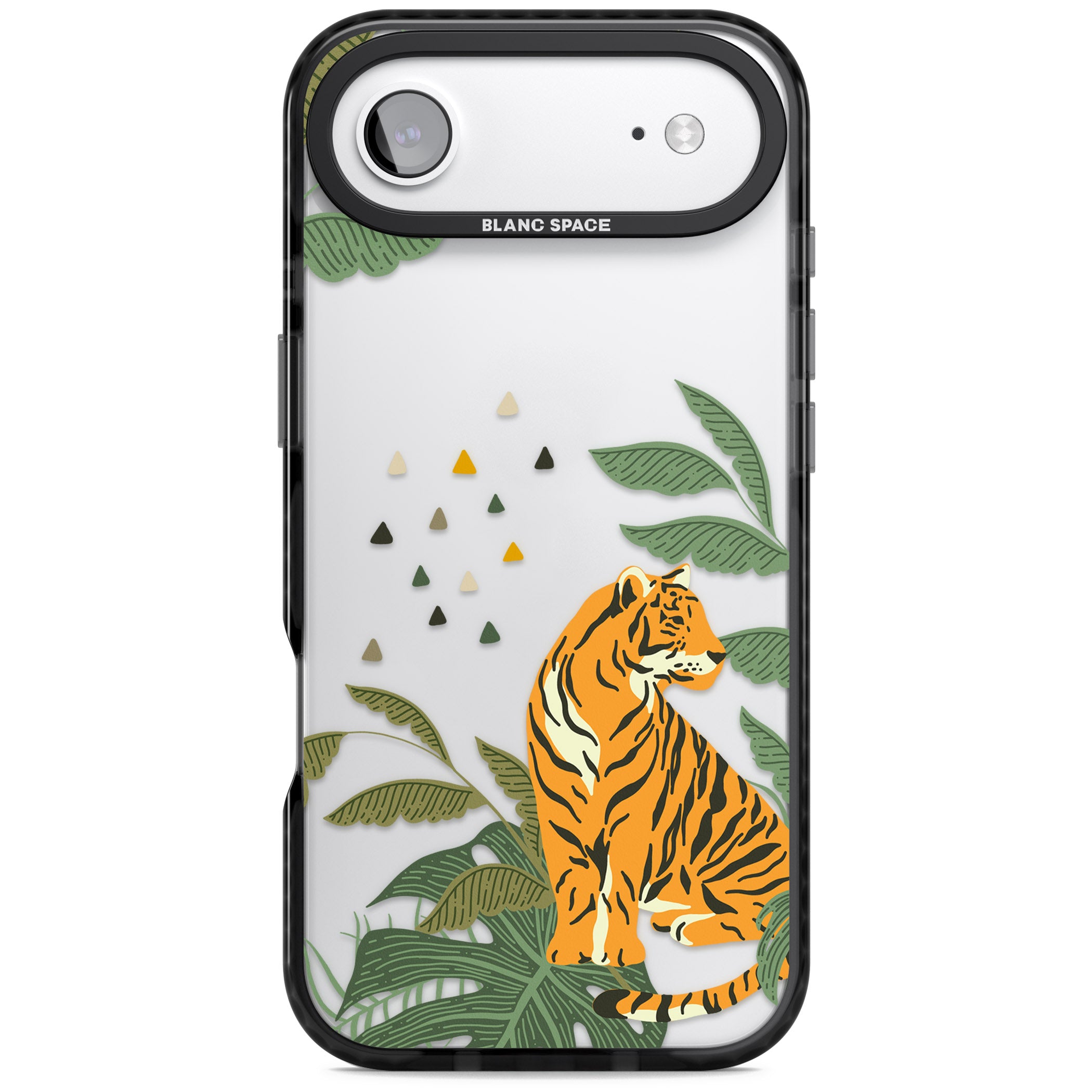 Tiger Jungle iPhone 17 Air Impact Black Phone Case