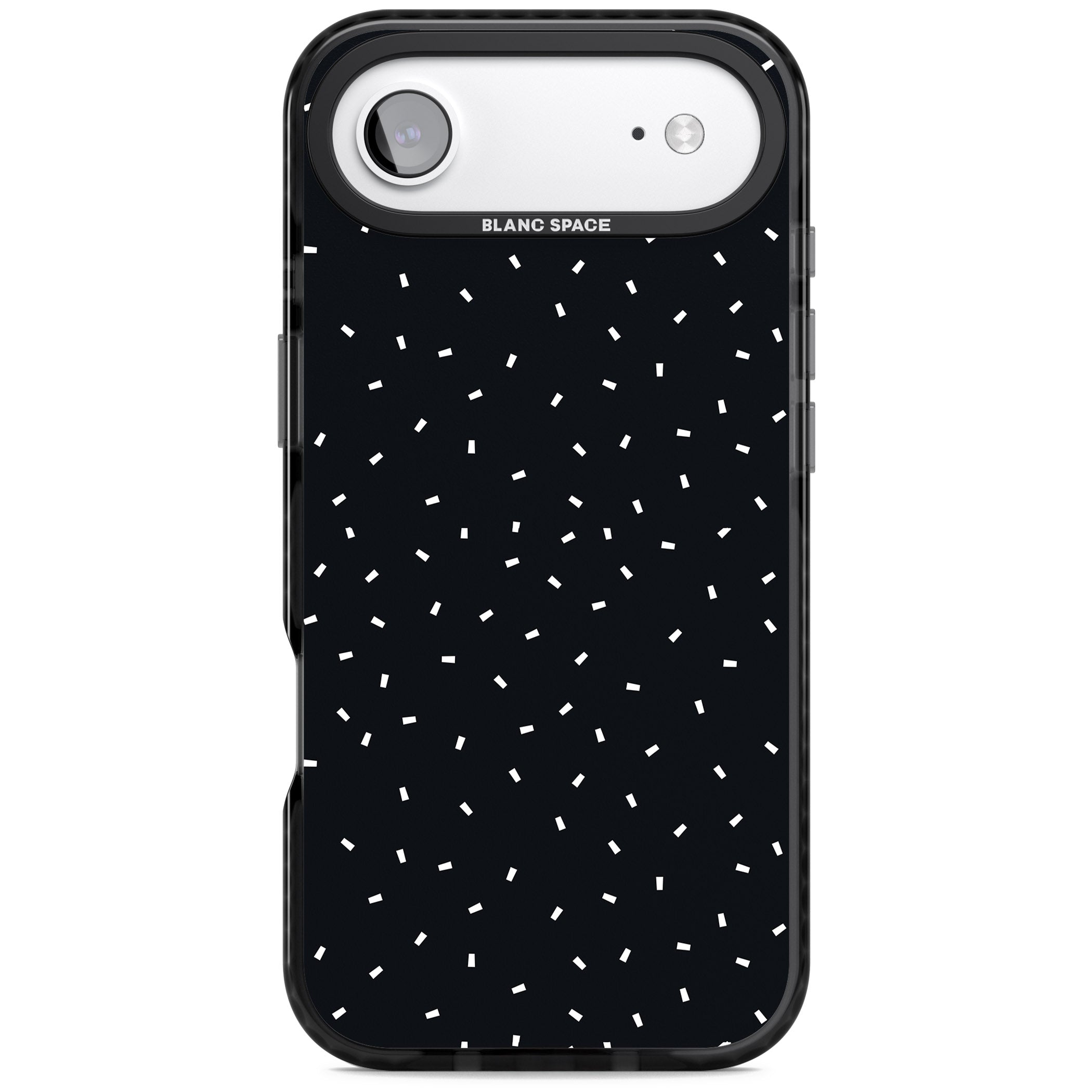 Confetti (Black) iPhone 17 Air Impact Black Phone Case