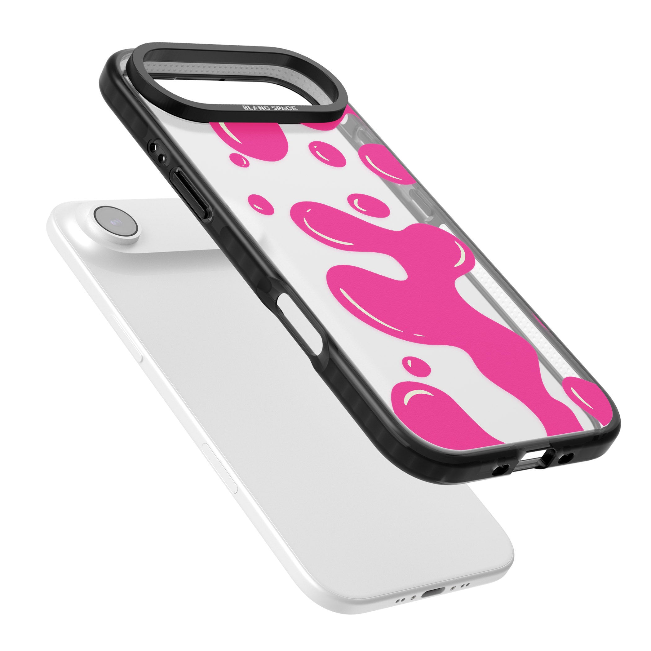 Pink Lava Lamp iPhone 17 Air Impact Black Phone Case Colours