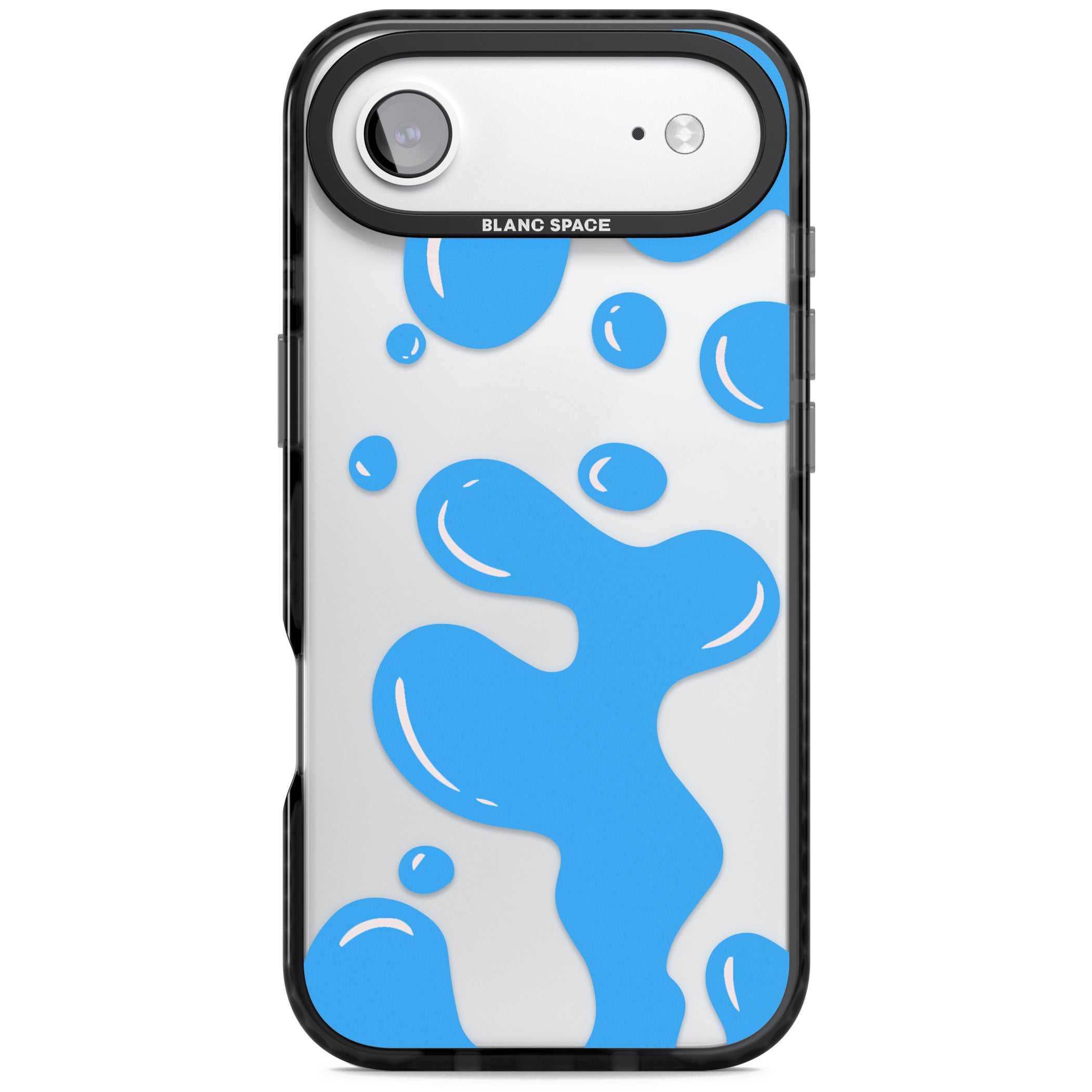 Blue Lava Lamp iPhone 17 Air Impact Black Phone Case