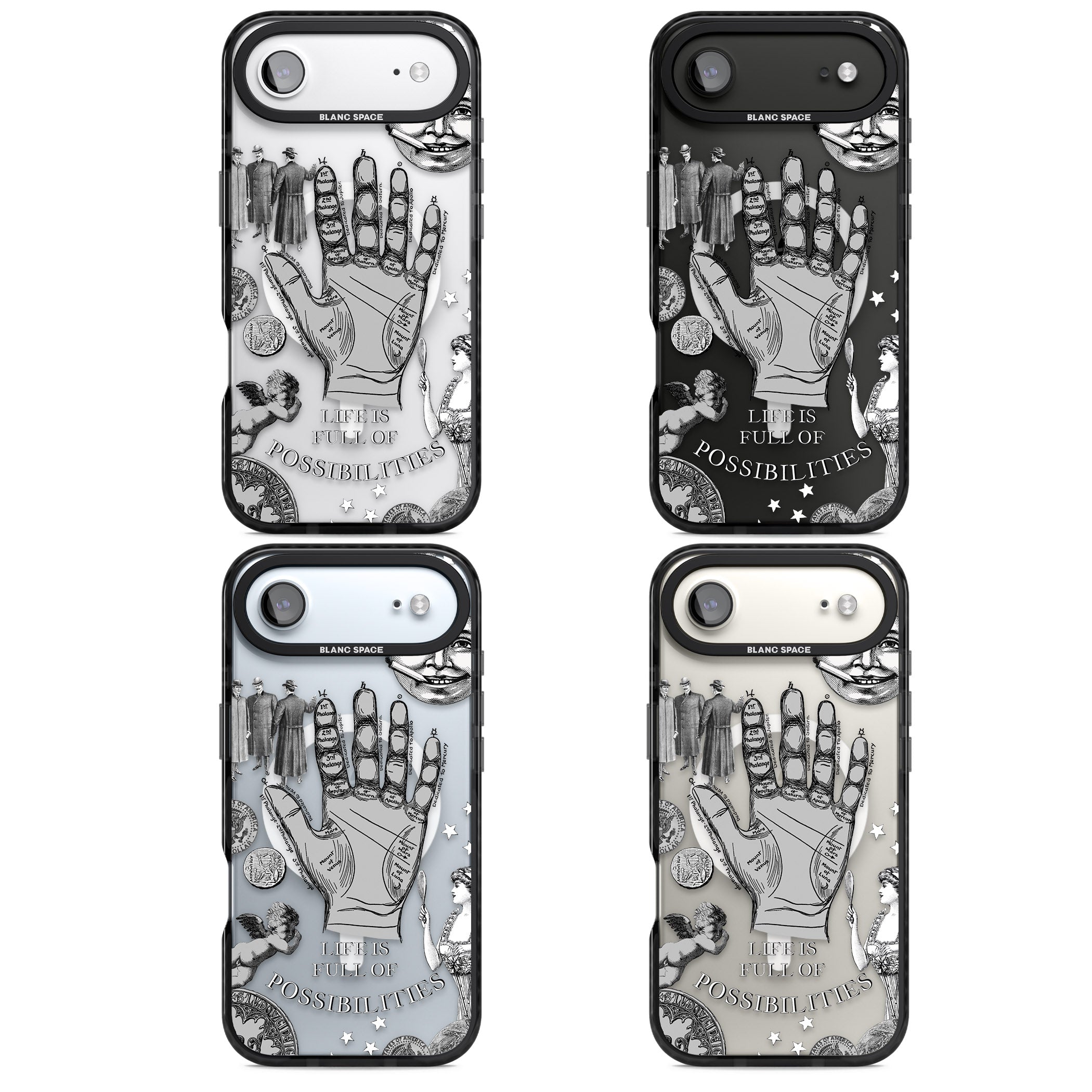 Life Is Full Of Possibilities iPhone 17 Air Impact Pro Black Phone Case APT Impact Protection