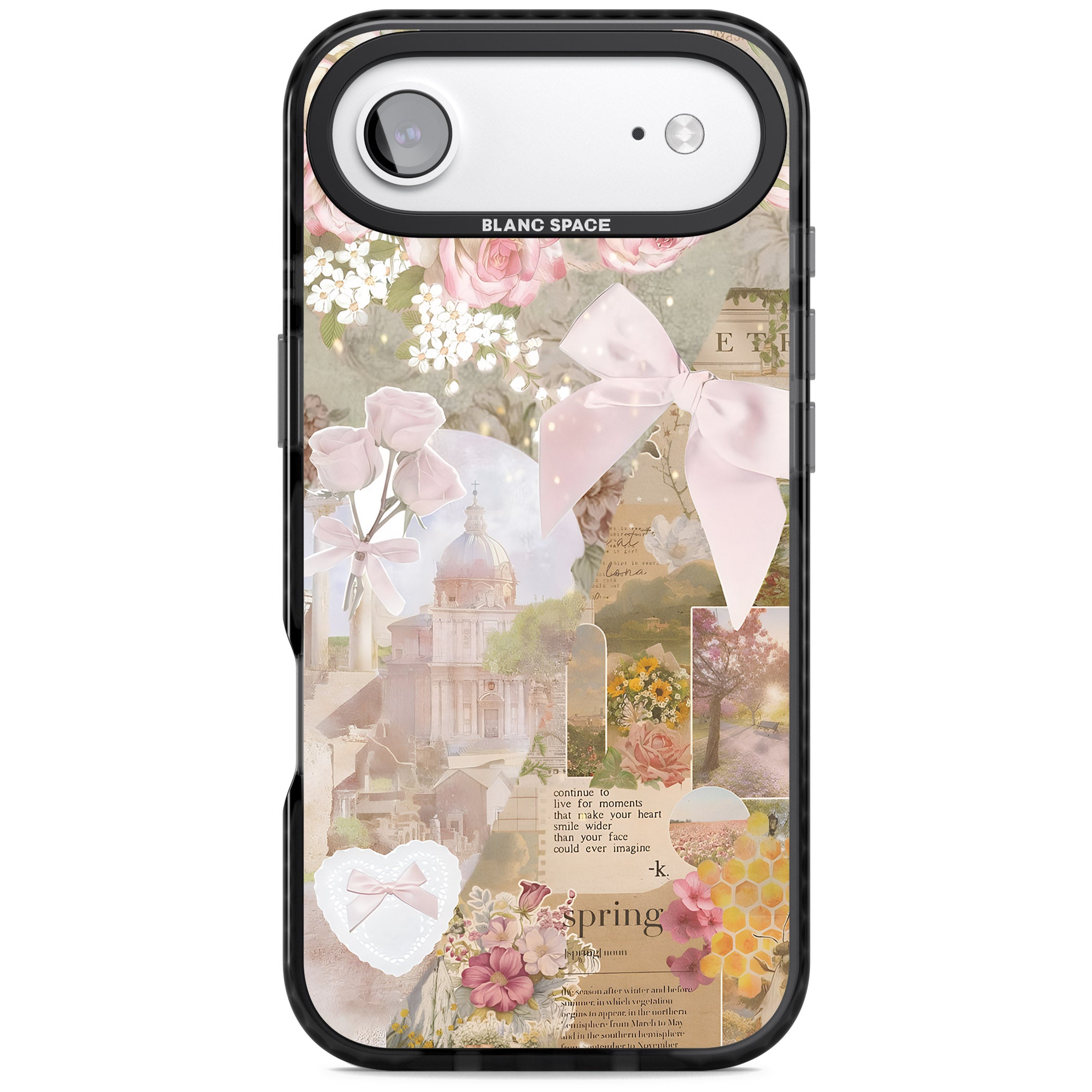 Coquette Collage iPhone 17 Air Impact Pro Black Phone Case