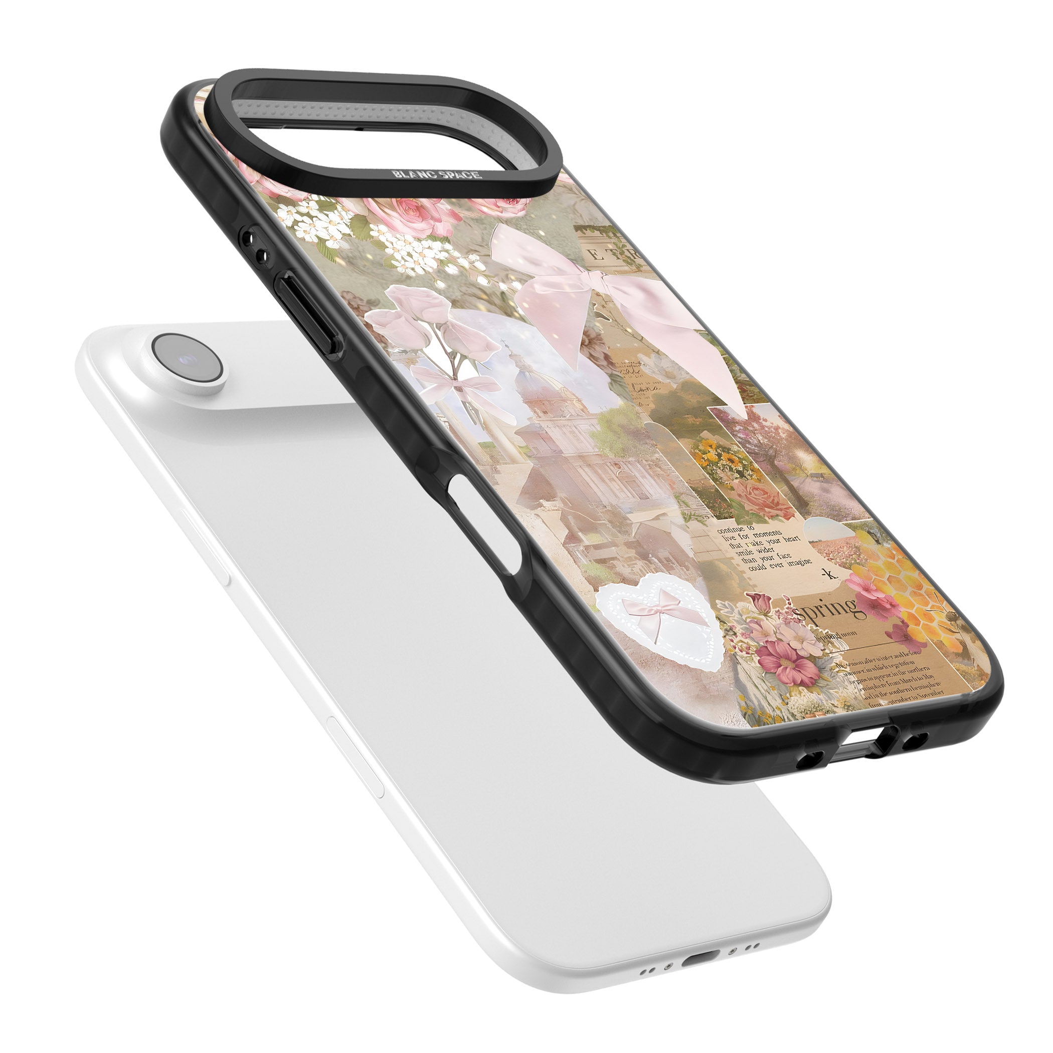 Coquette Collage iPhone 17 Air Impact Pro Black Phone Case Colours