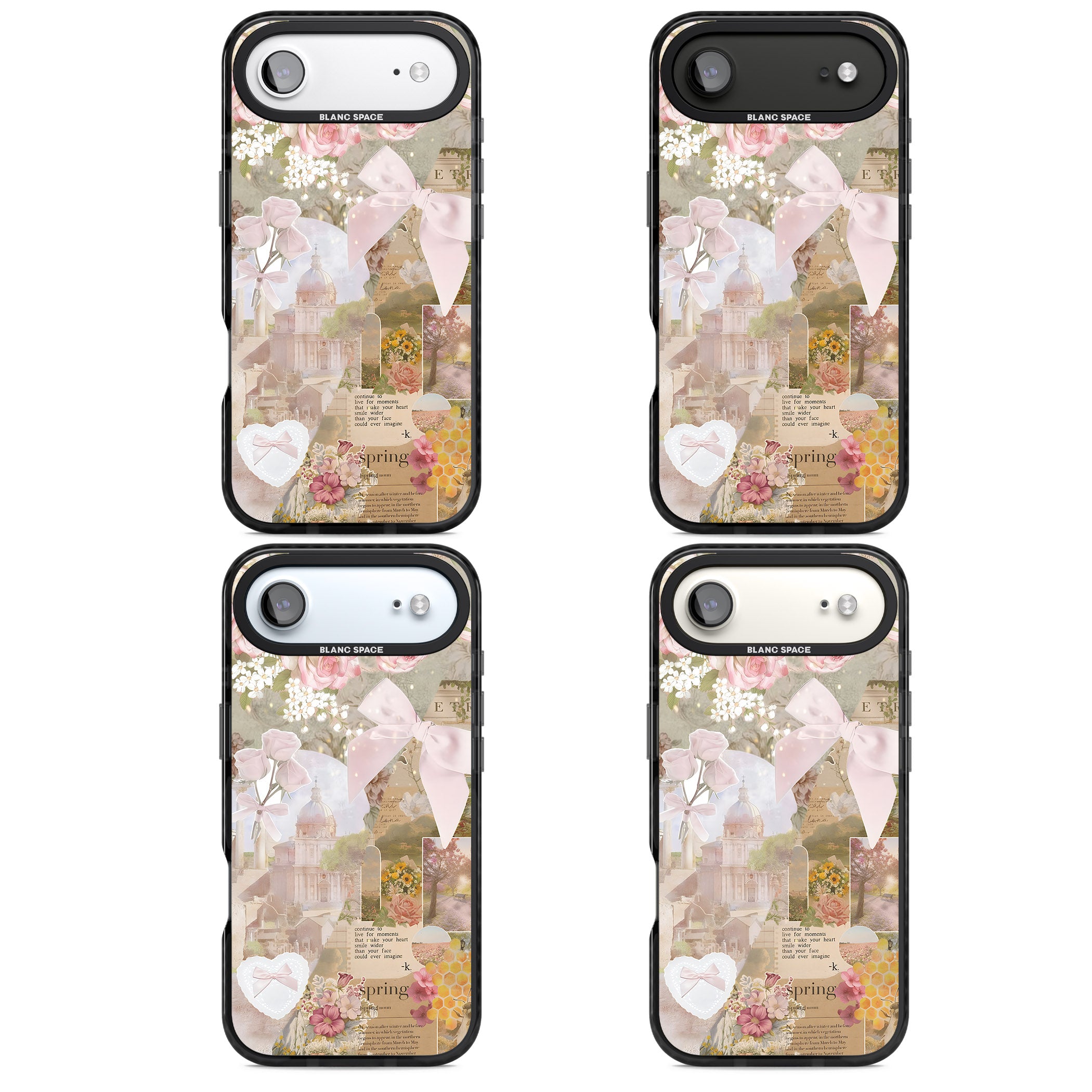 Coquette Collage iPhone 17 Air Impact Pro Black Phone Case APT Impact Protection