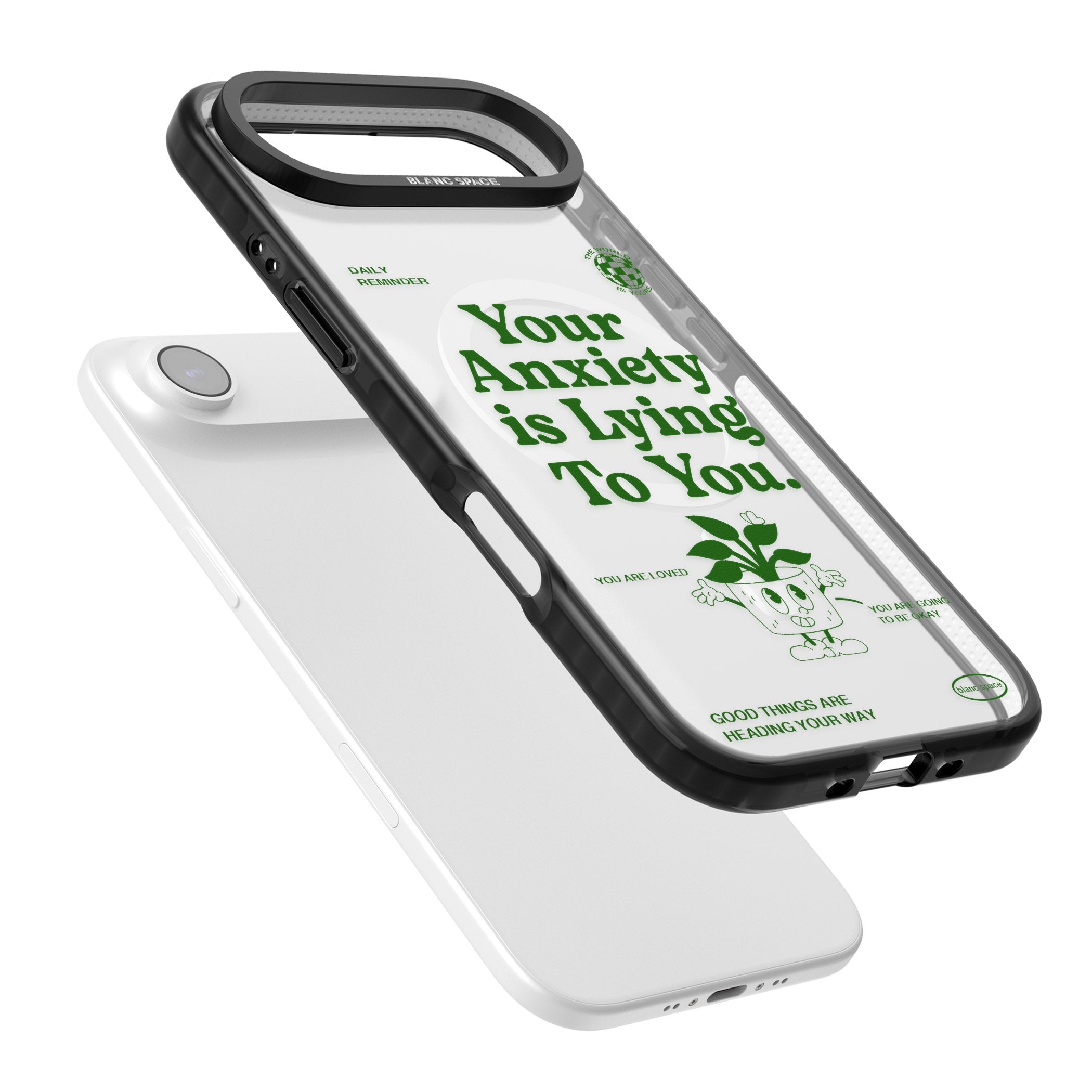 Your Anxiety Is Lying To You iPhone 17 Air Impact Pro Black Phone Case Colours