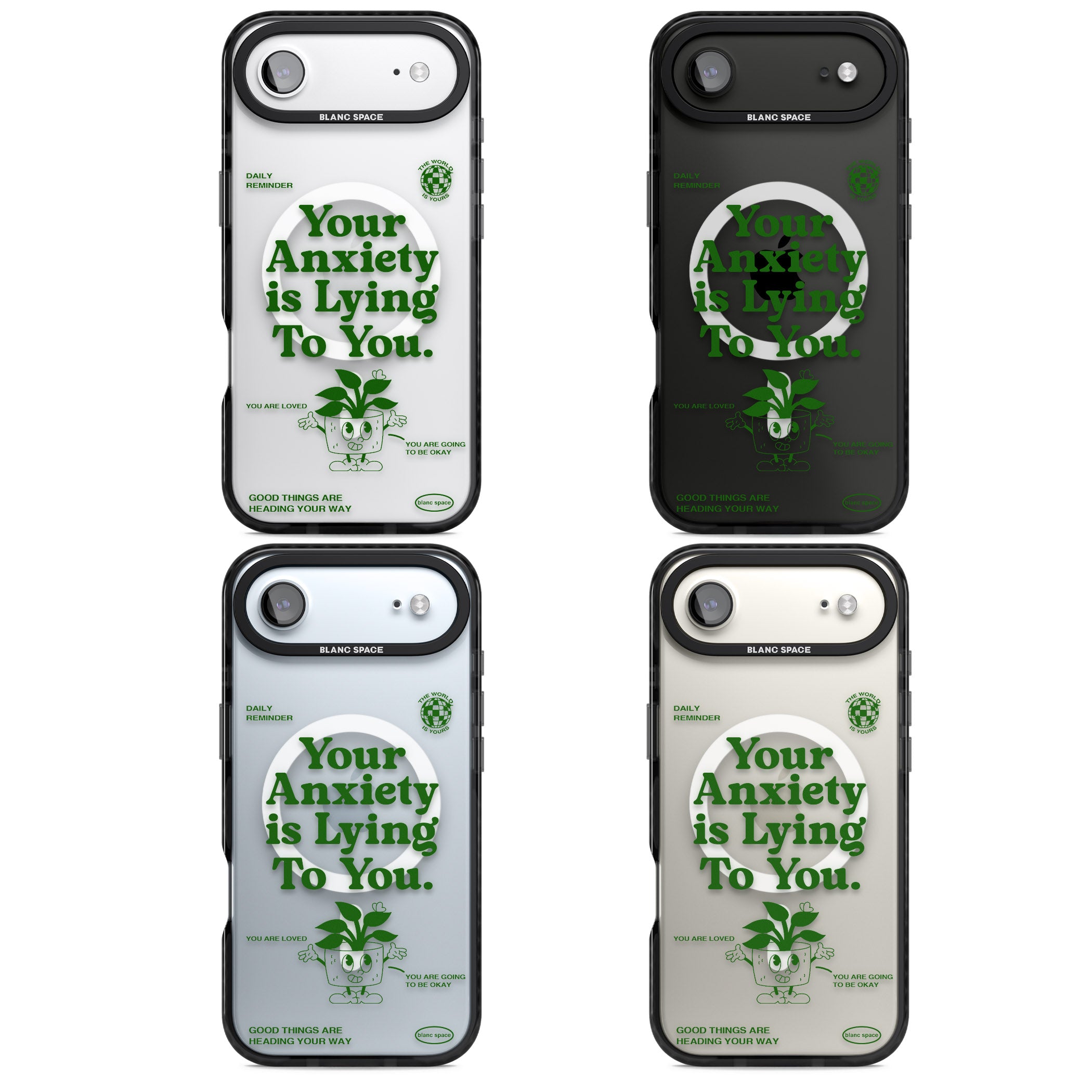 Your Anxiety Is Lying To You iPhone 17 Air Impact Pro Black Phone Case APT Impact Protection