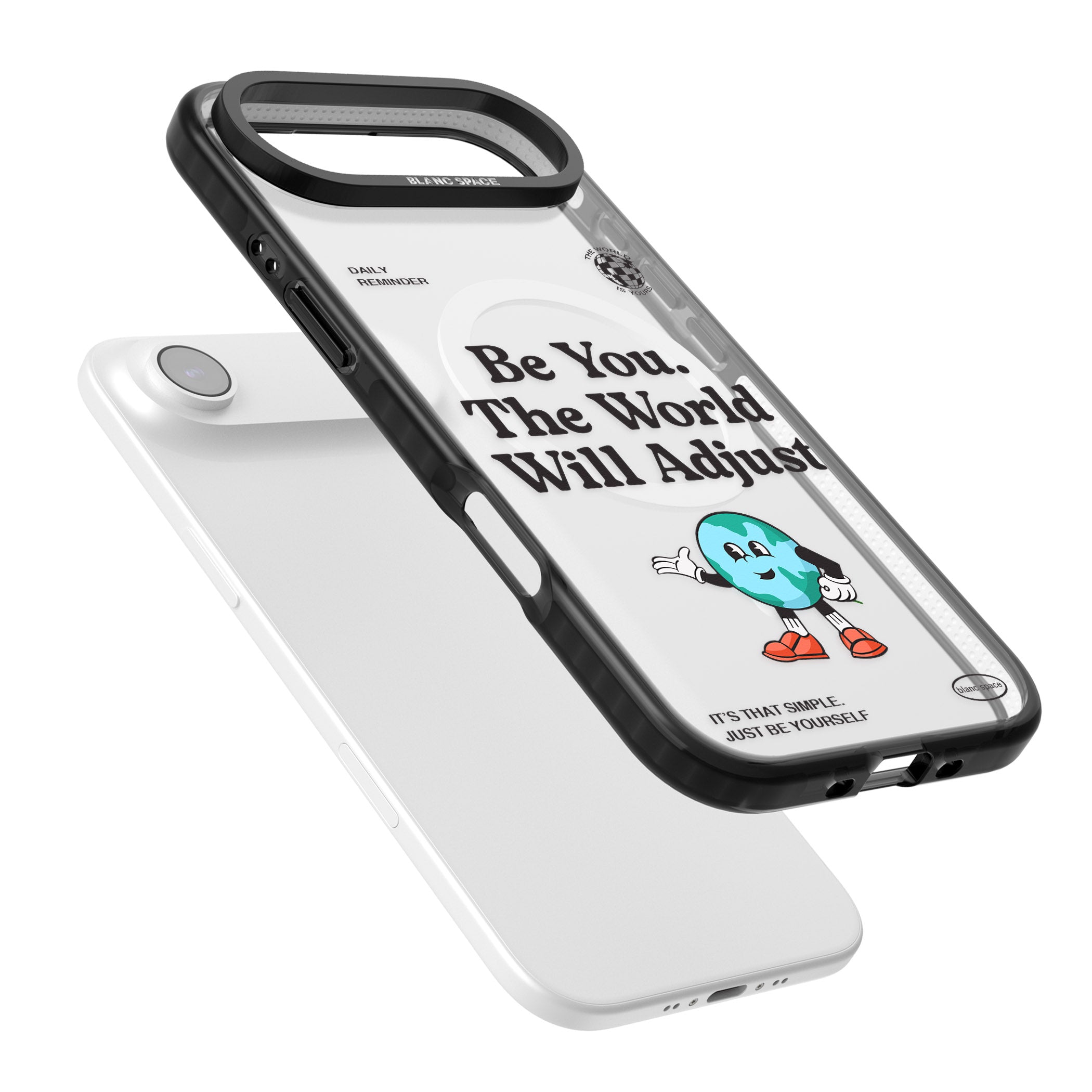 Be You The World Will Adjust iPhone 17 Air Impact Pro Black Phone Case Colours