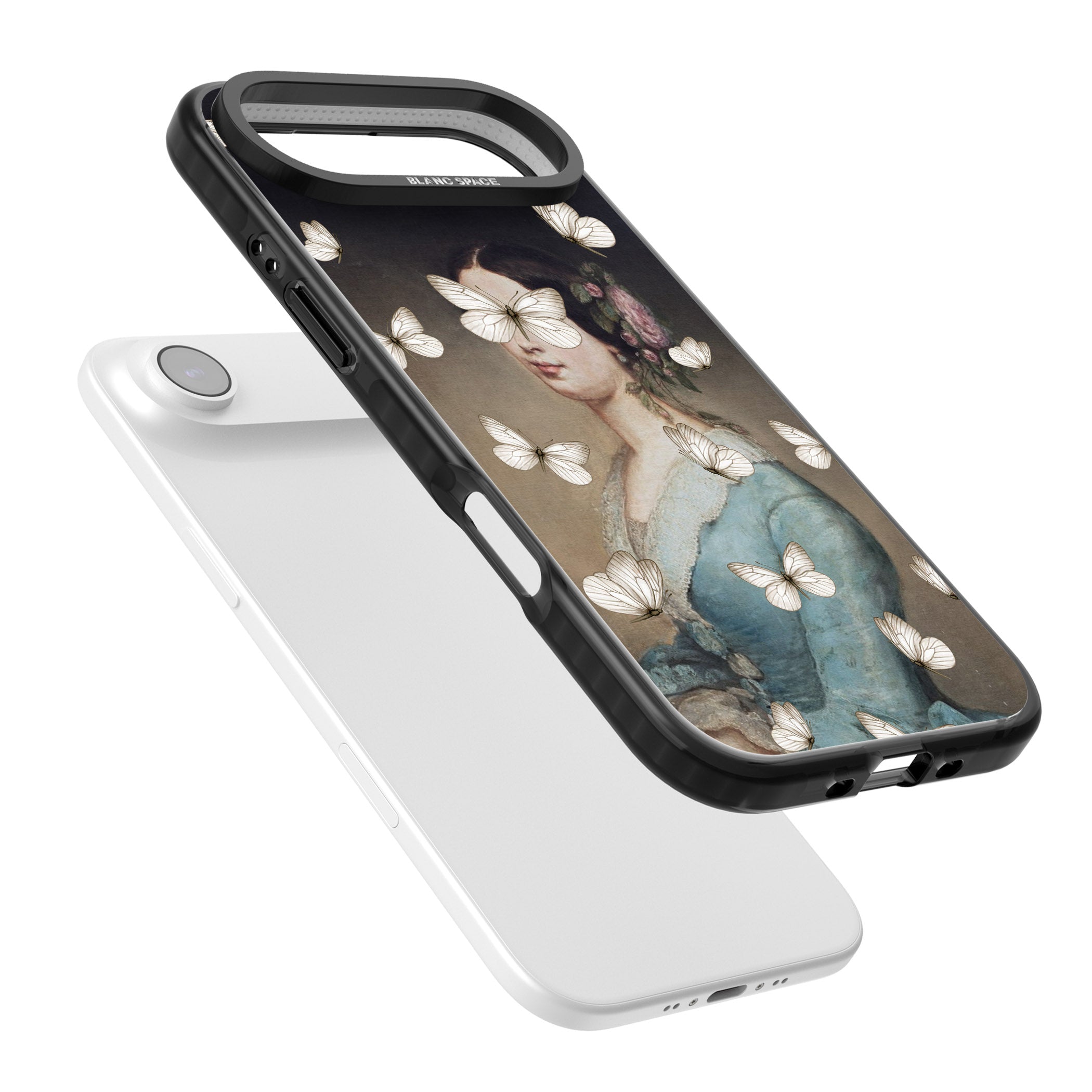 Butterfly Beauty iPhone 17 Air Impact Pro Black Phone Case Colours