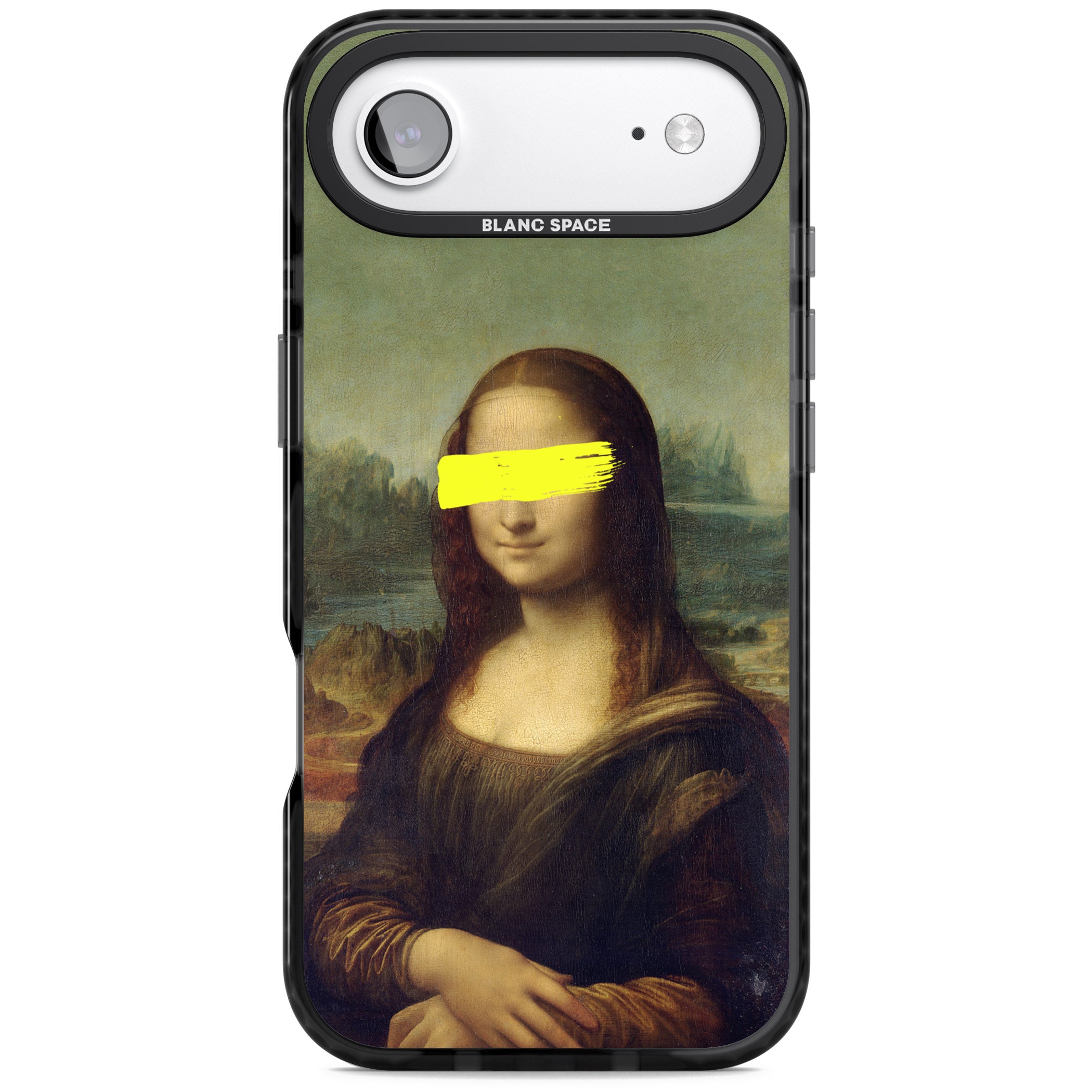 Vandaled Mona Lisa iPhone 17 Air Impact Pro Black Phone Case