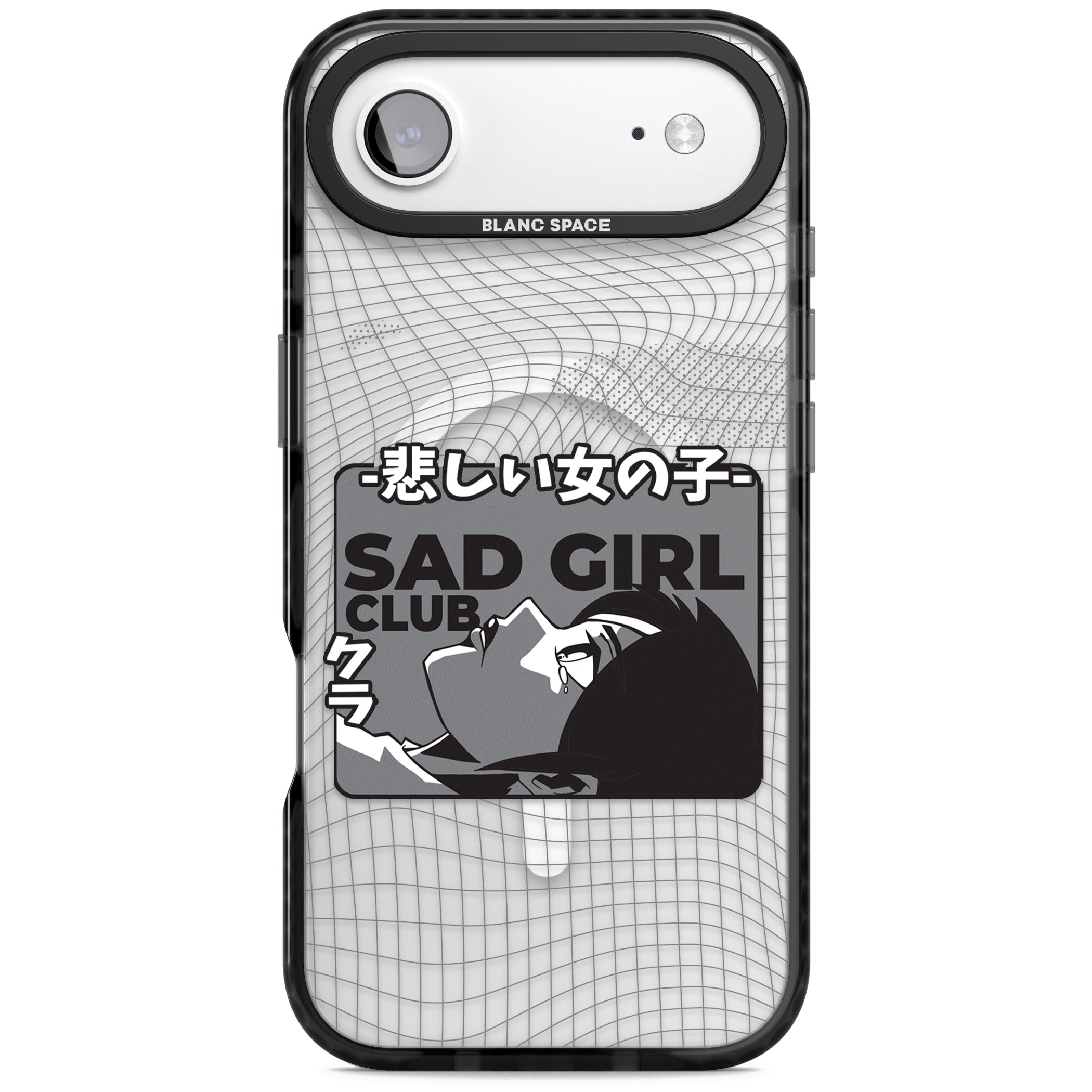 Sad Girl Club iPhone 17 Air Impact Pro Black Phone Case