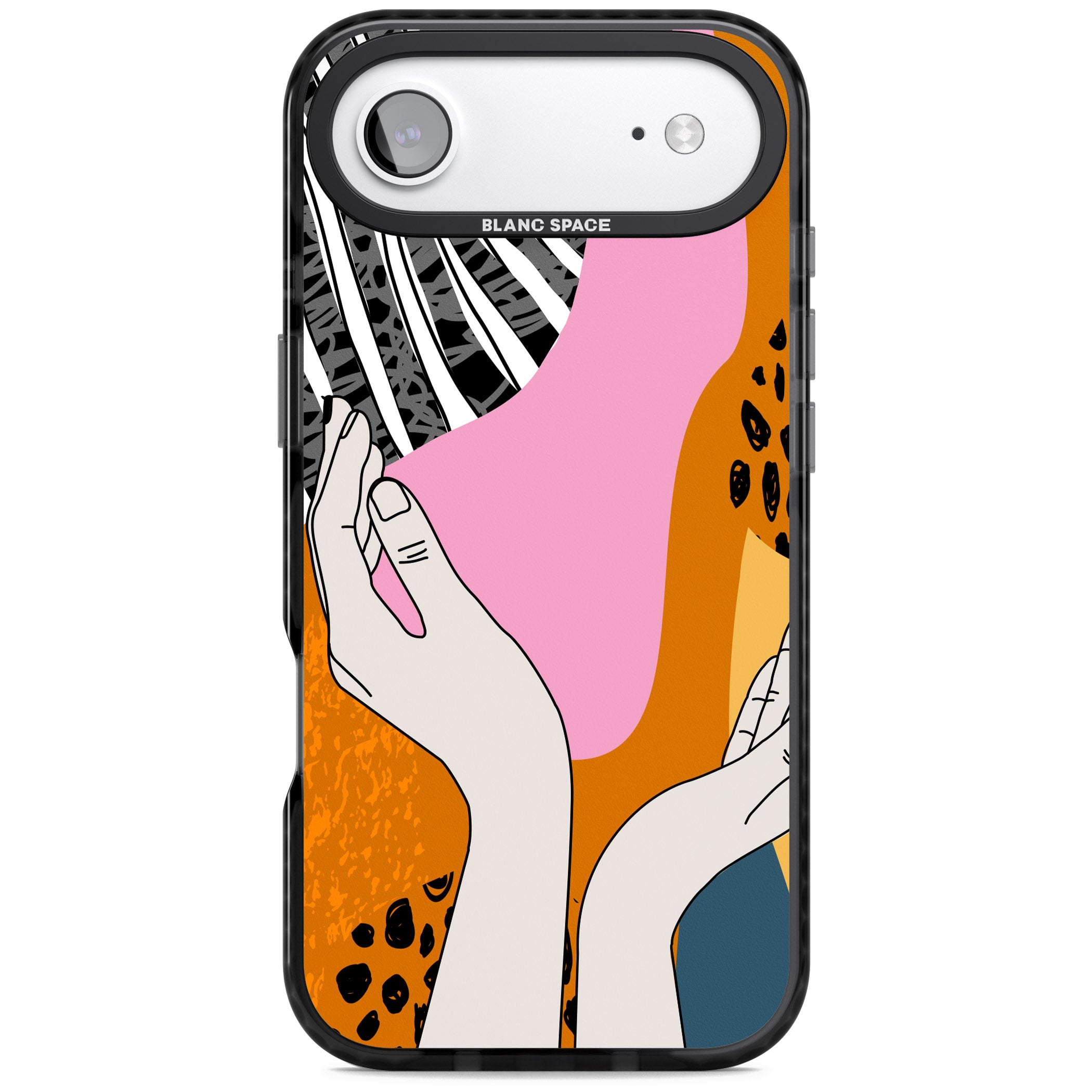 Abstract Vibes iPhone 17 Air Impact Pro Black Phone Case