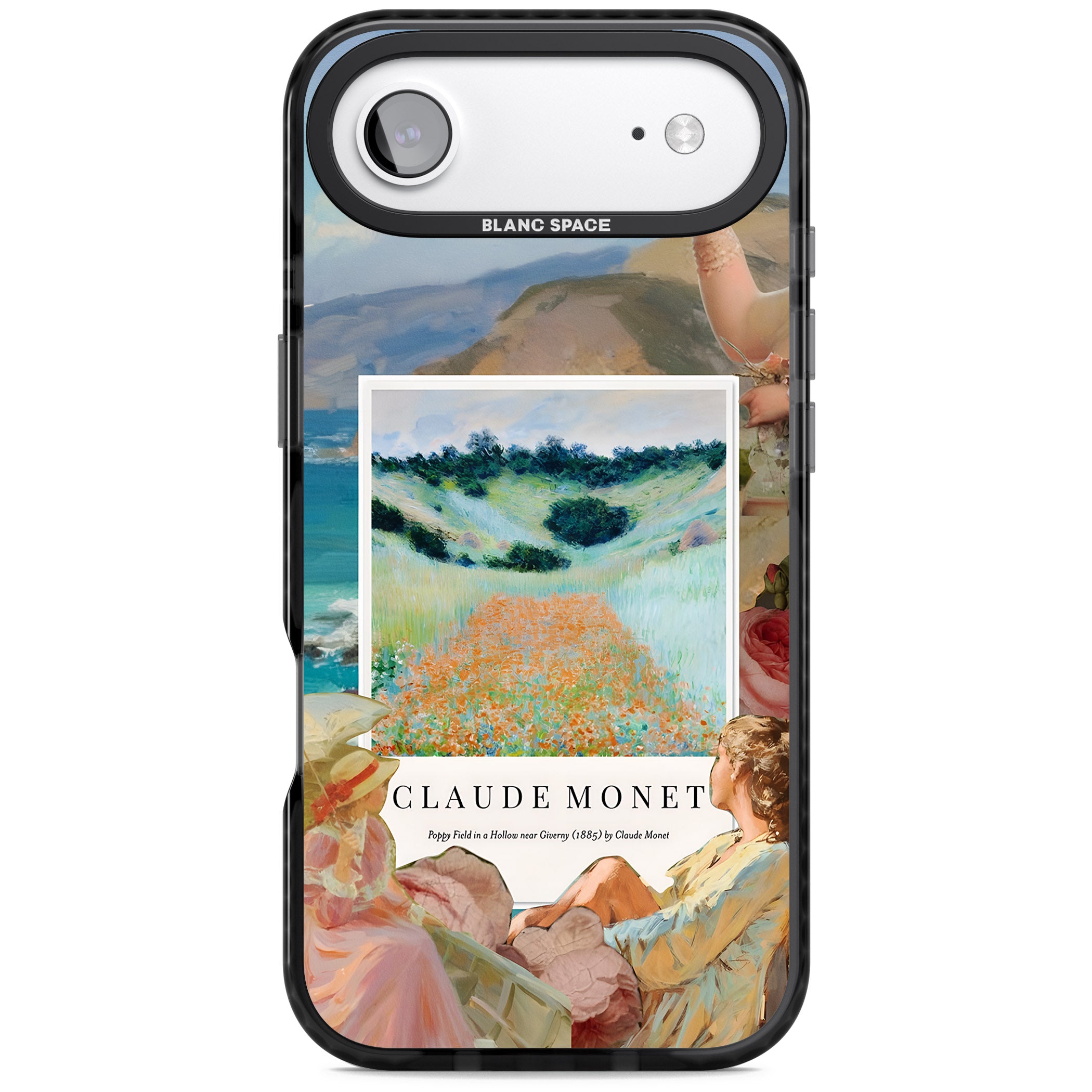 Monet Poppy Field iPhone 17 Air Impact Pro Black Phone Case