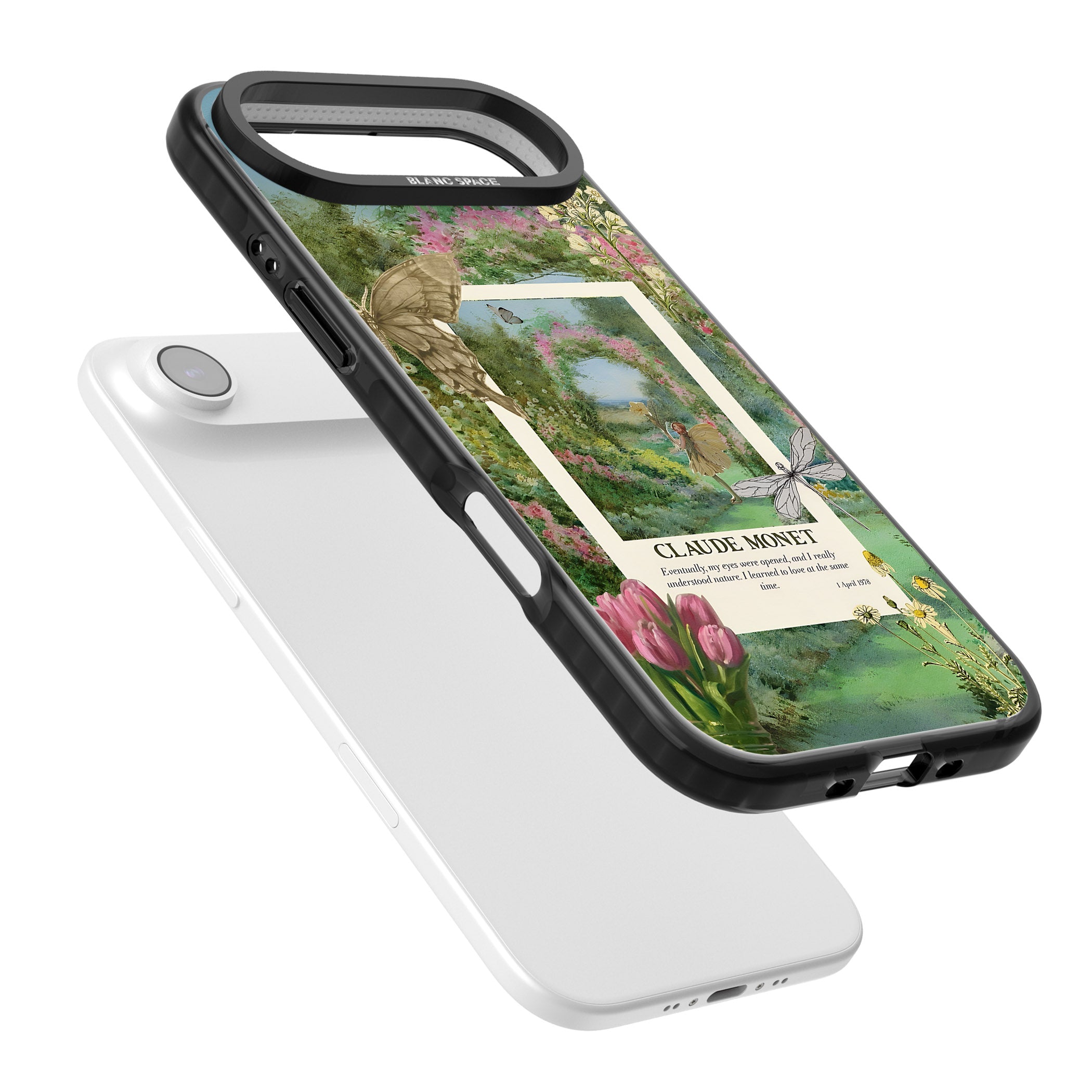 Monet Fairy Garden iPhone 17 Air Impact Pro Black Phone Case Colours