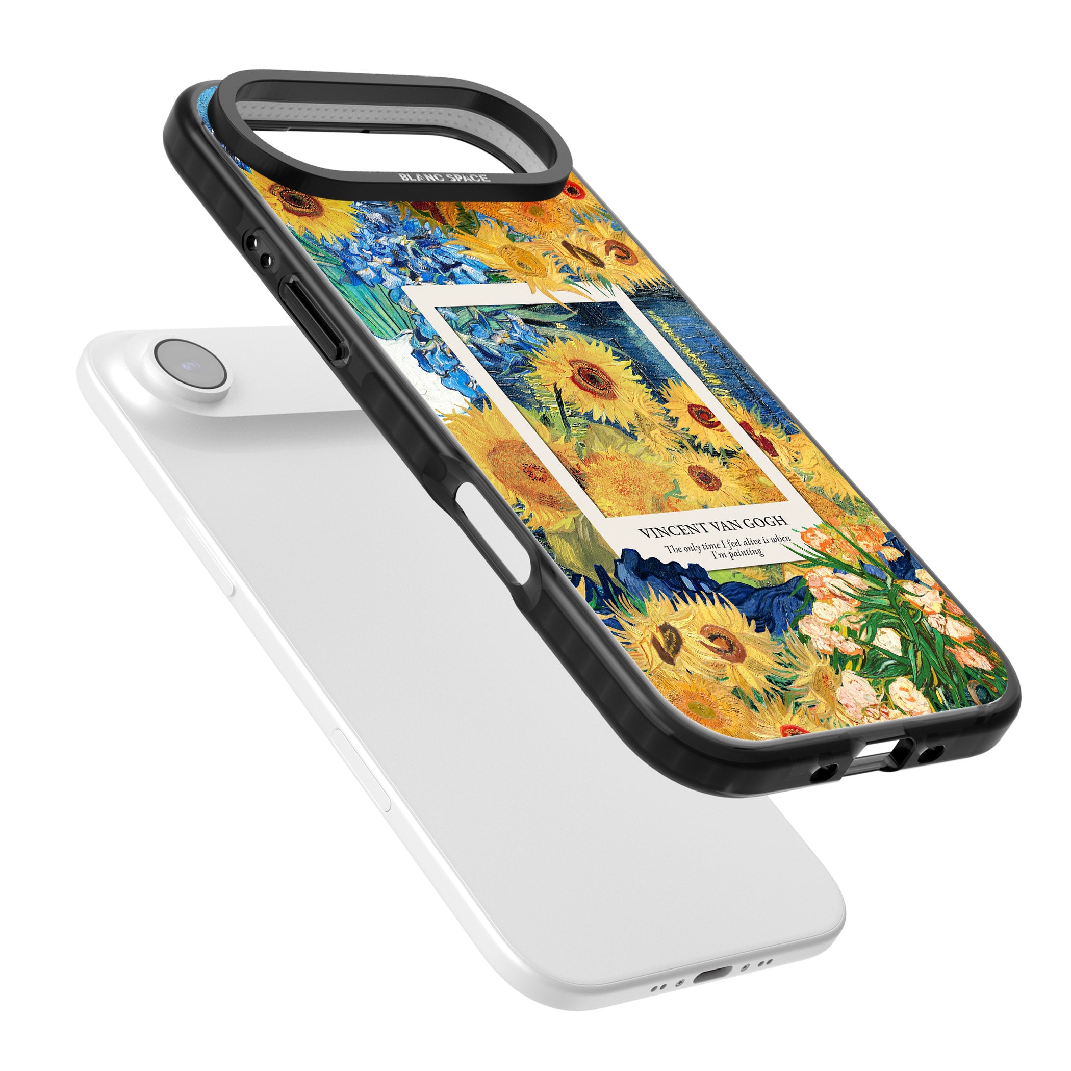 Van Gogh Sunflowers iPhone 17 Air Impact Pro Black Phone Case Colours