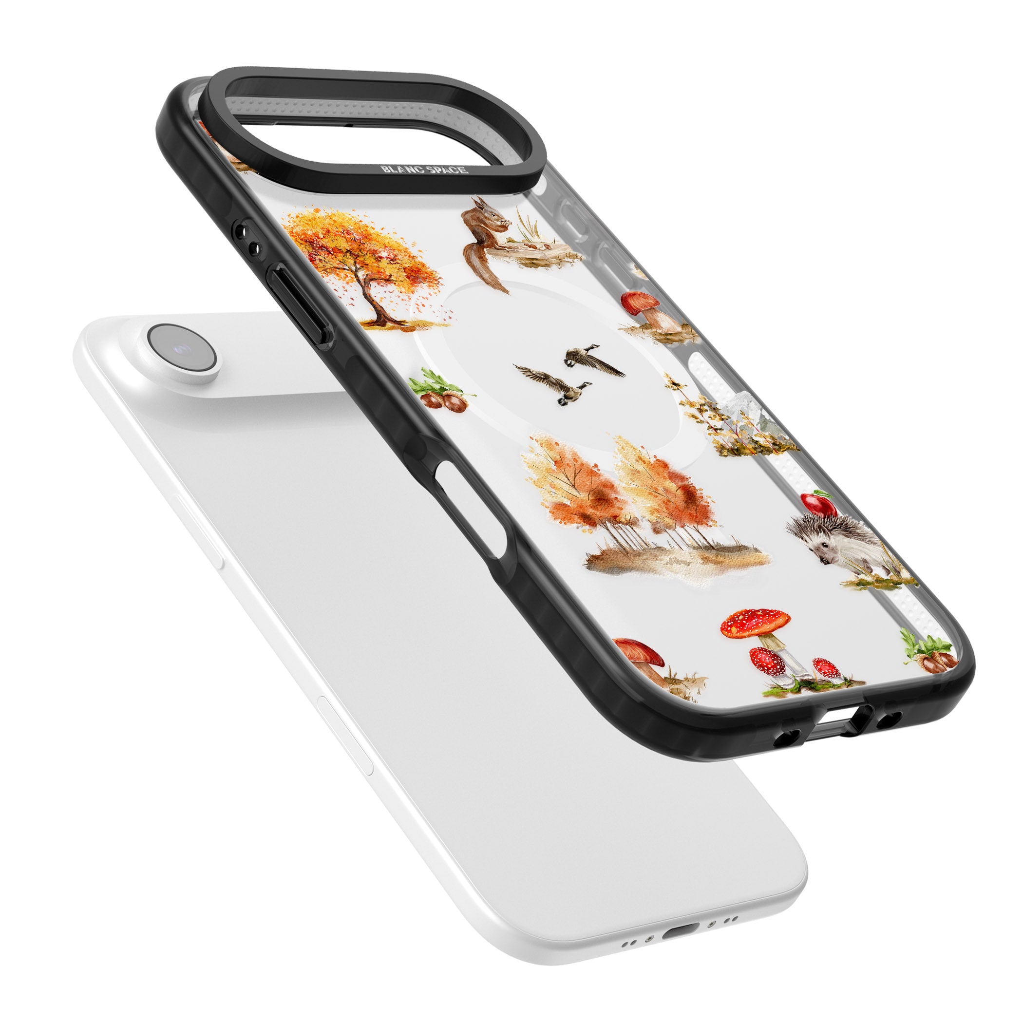 Fall Forest Friends iPhone 17 Air Impact Pro Black Phone Case Colours