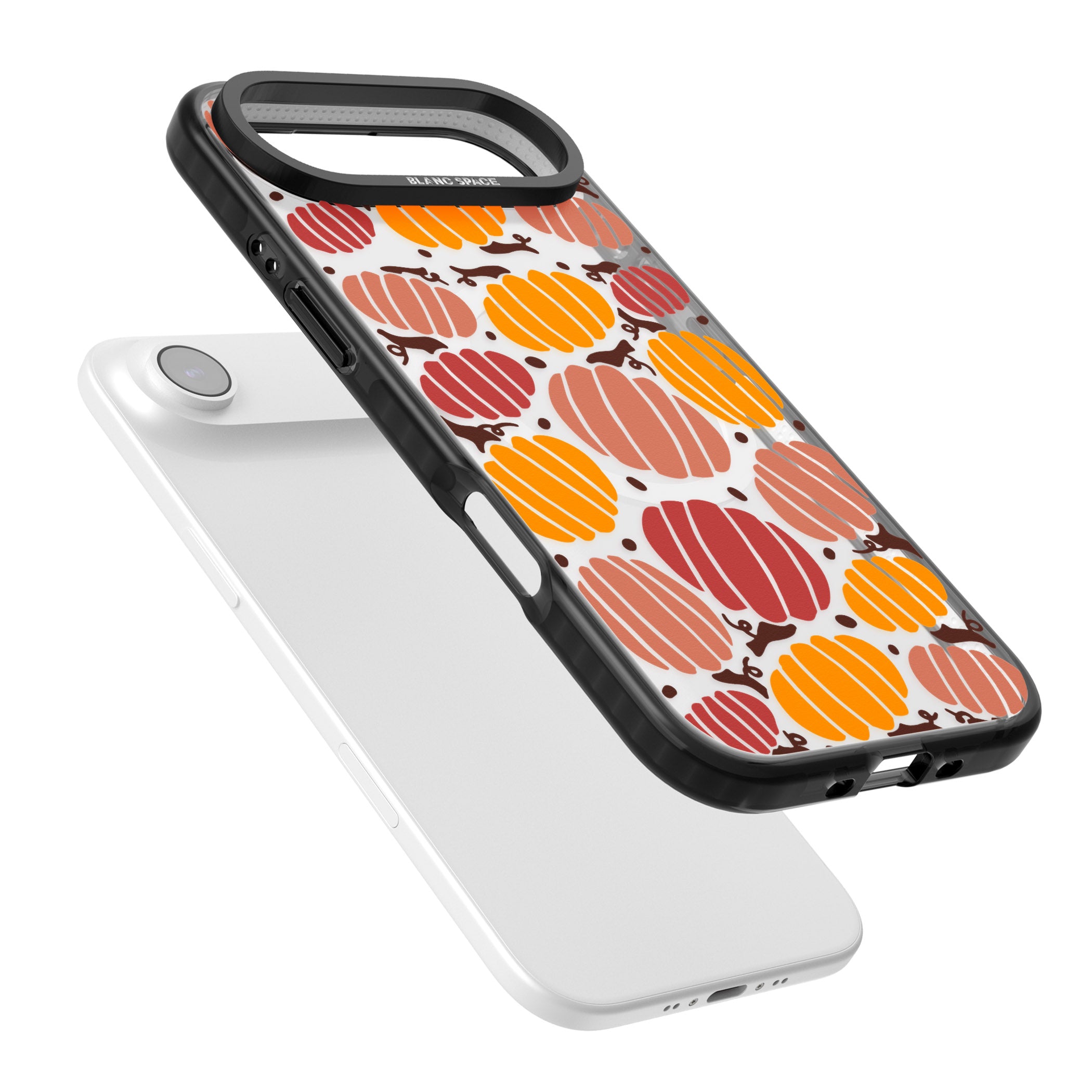 Autumn Pumpkin Patch iPhone 17 Air Impact Pro Black Phone Case Colours