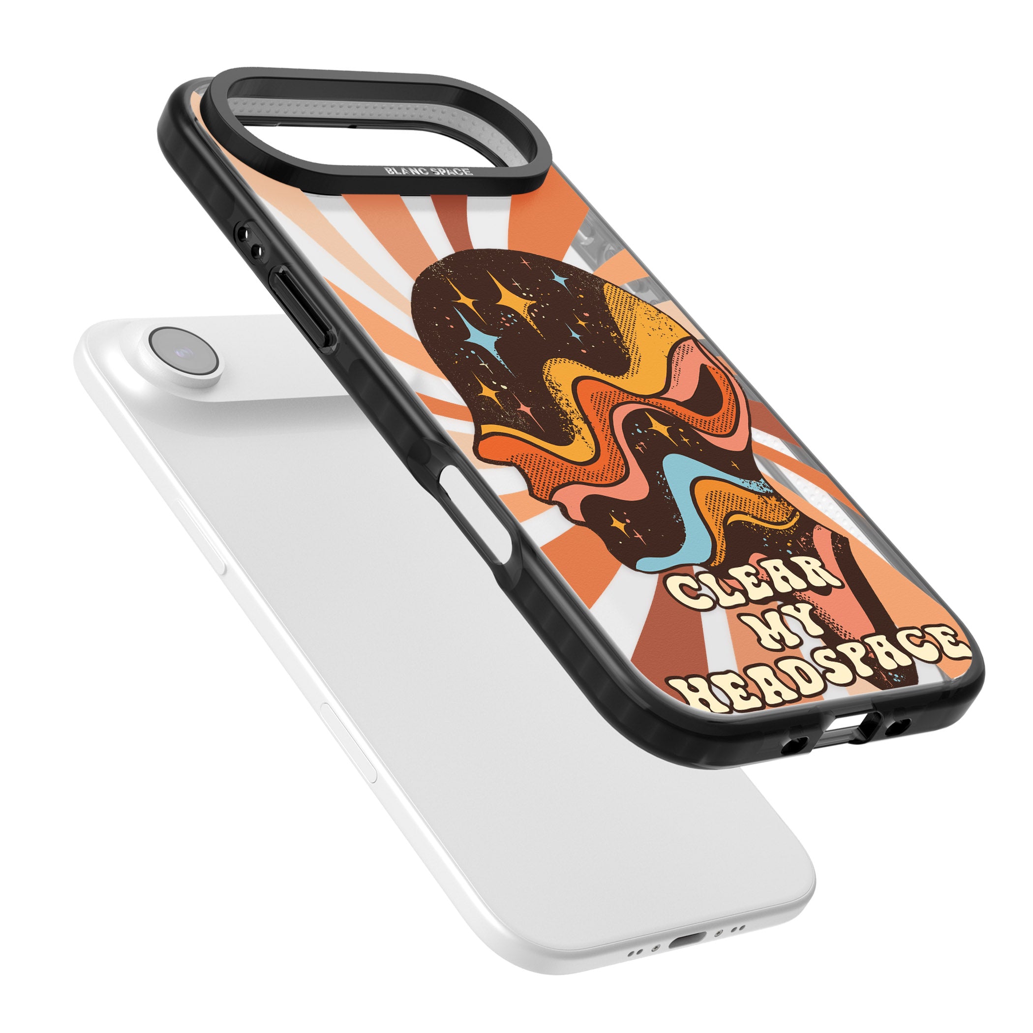 Clear My Headspace iPhone 17 Air Impact Pro Black Phone Case Colours