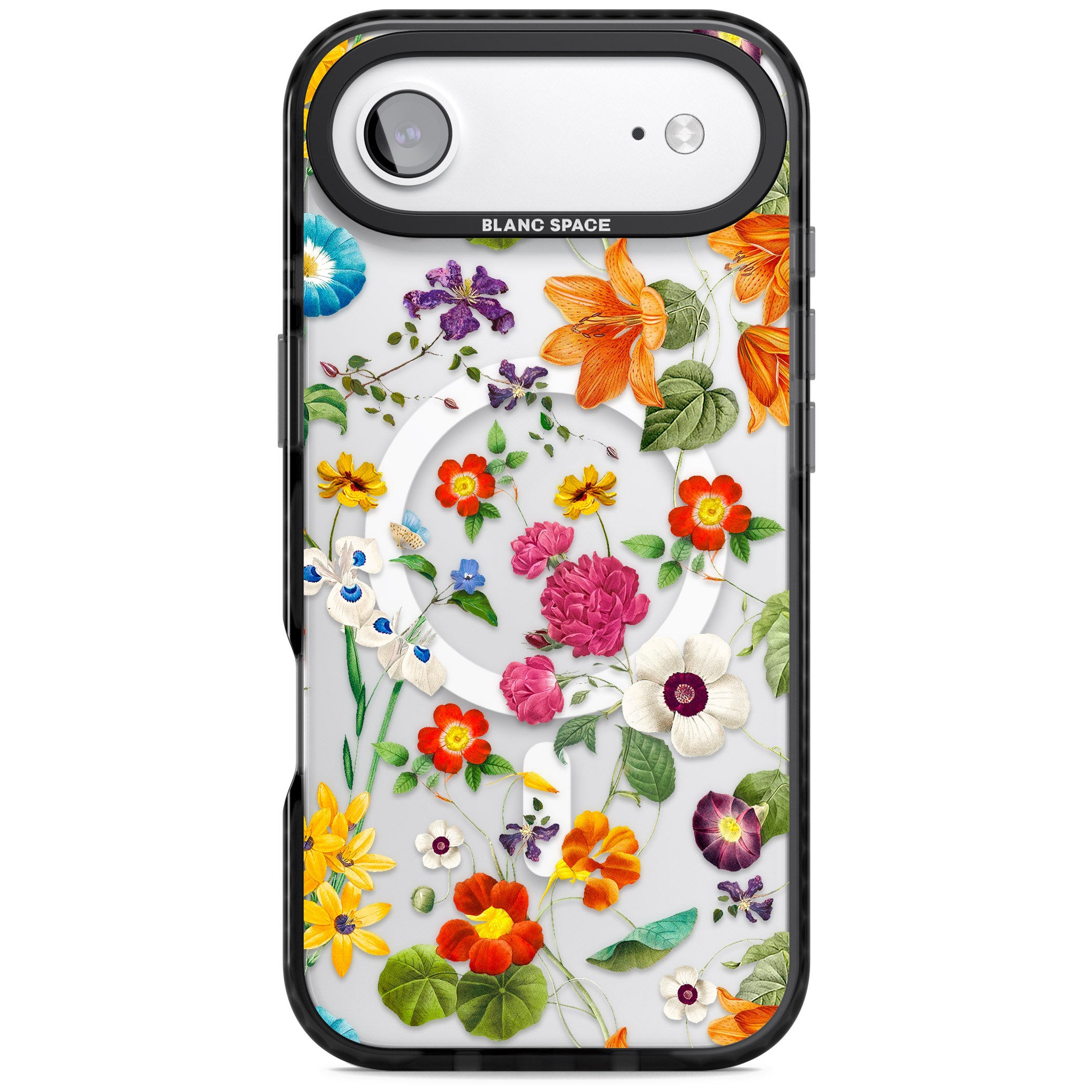 Whimsical Wildflowers iPhone 17 Air Impact Pro Black Phone Case