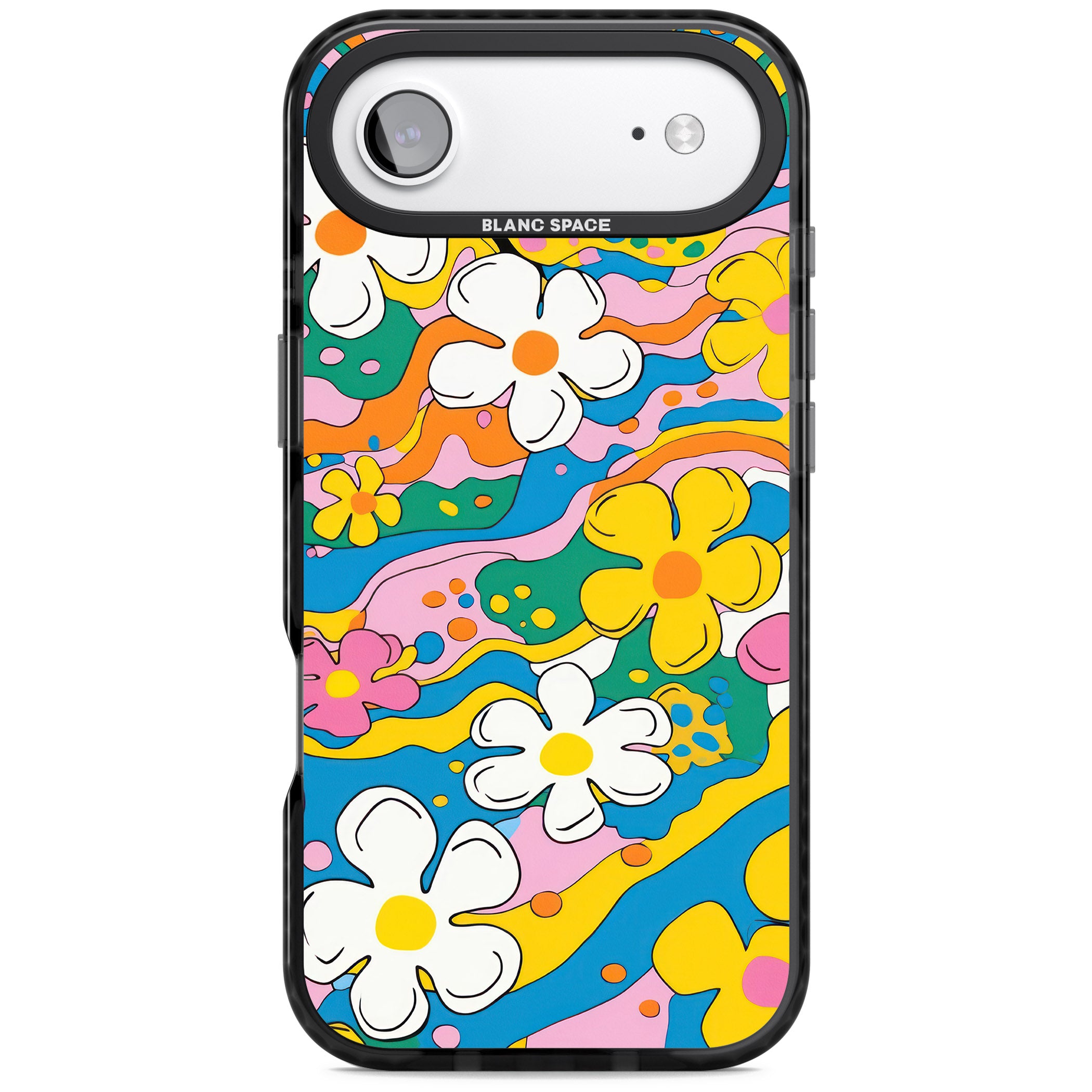 Vibrant Bloom iPhone 17 Air Impact Pro Black Phone Case