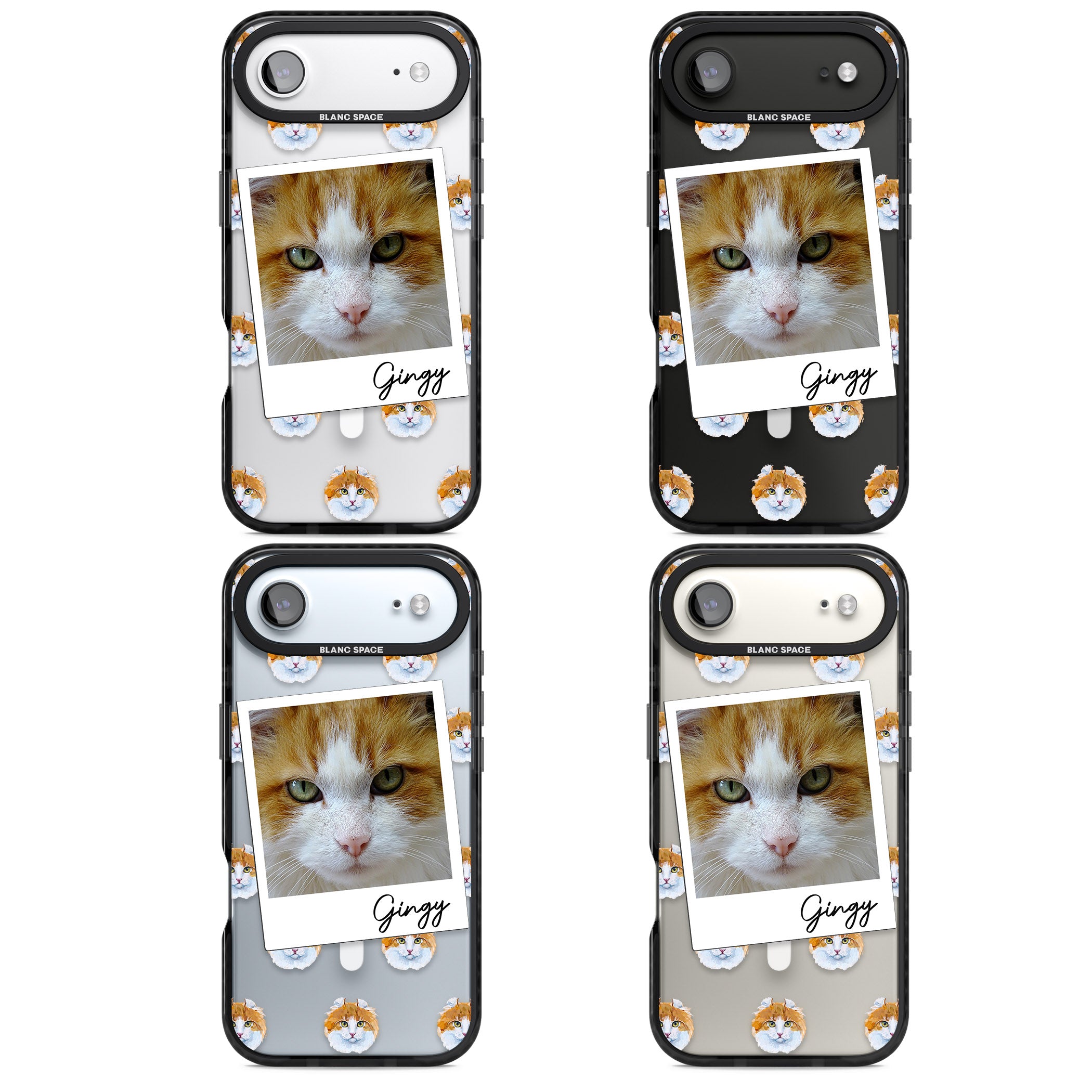 Personalised American Curl Photo iPhone 17 Air Impact Pro Black Phone Case APT Impact Protection
