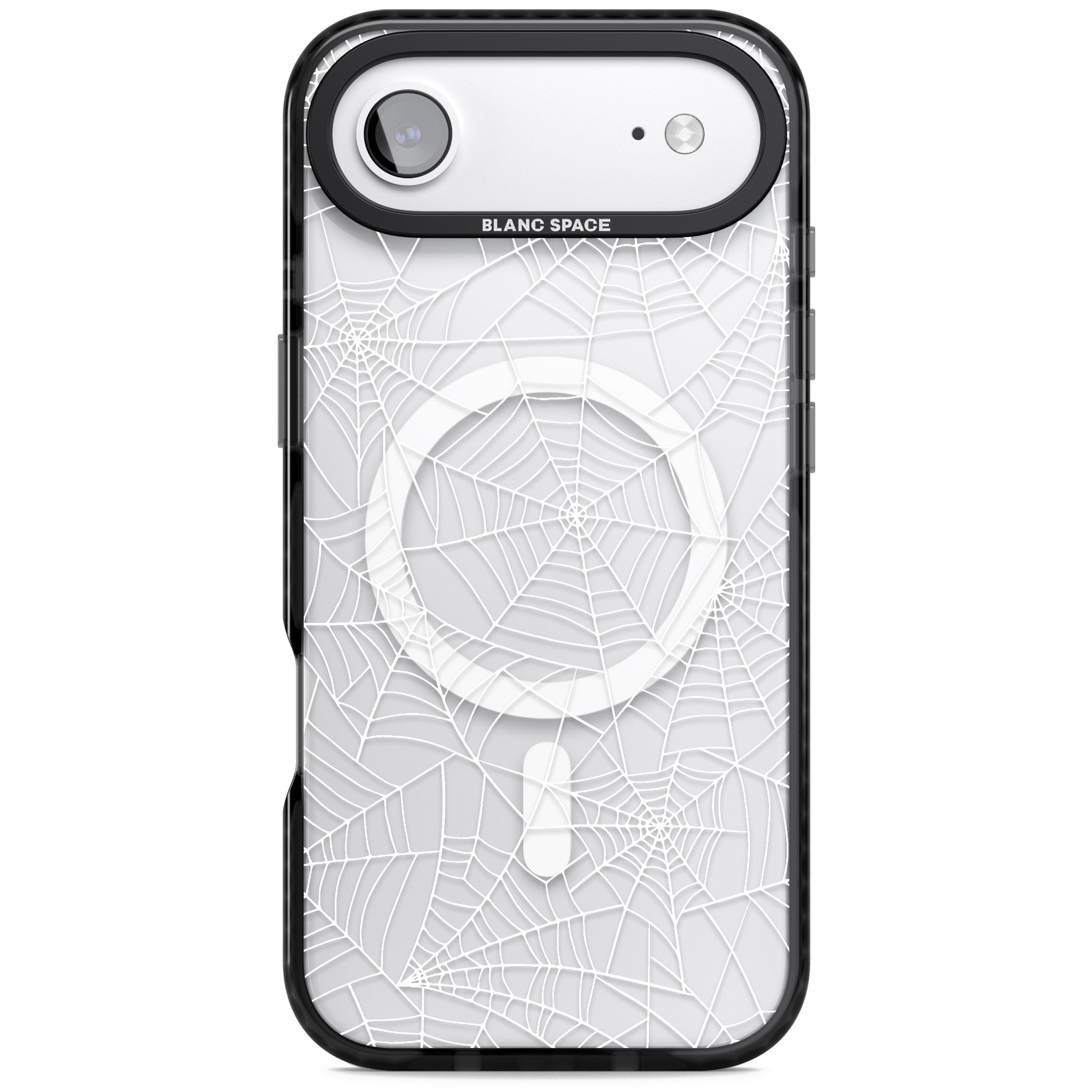 Personalised Spider Webs iPhone 17 Air Impact Pro Black Phone Case
