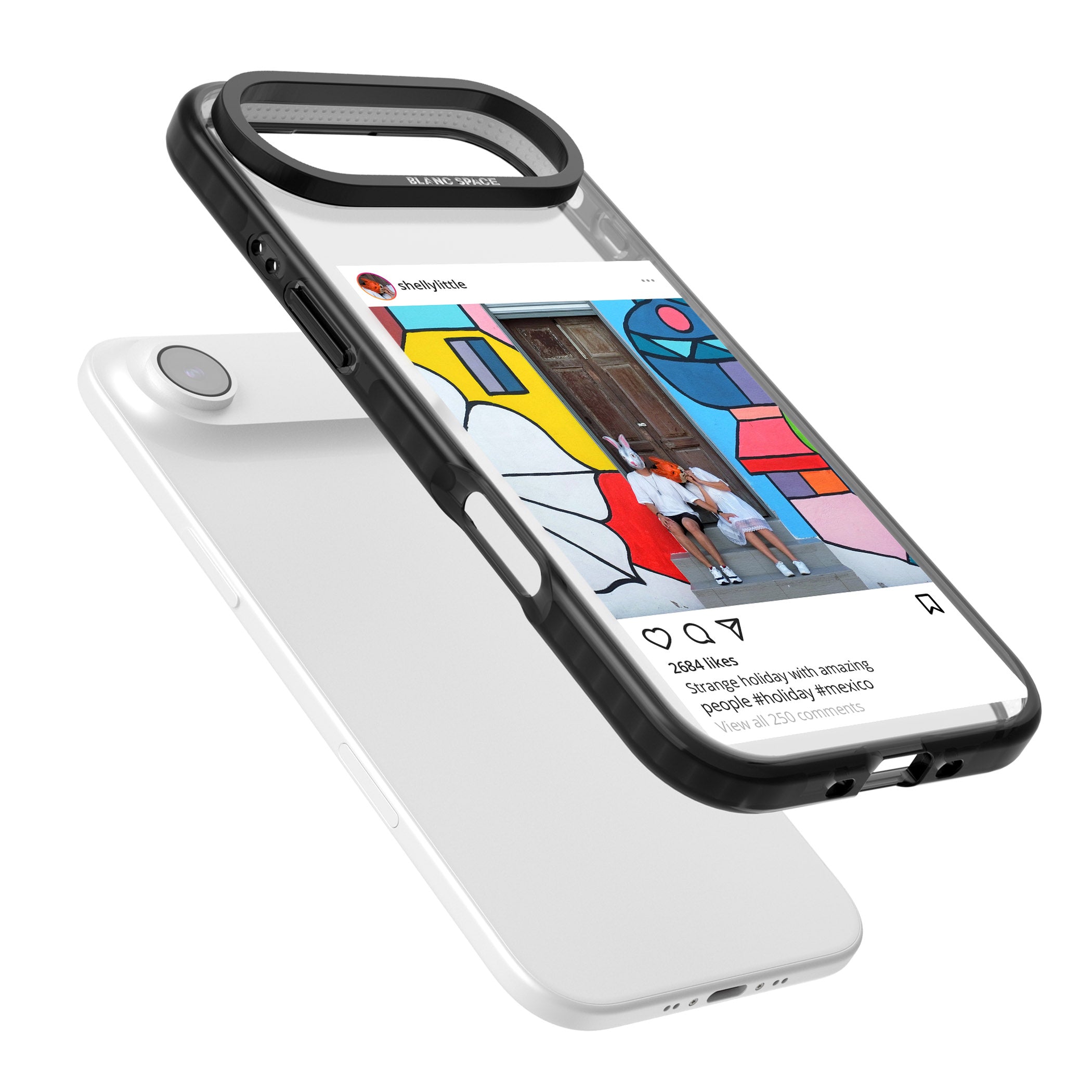 Personalised Instagram iPhone 17 Air Impact Pro Black Phone Case Colours