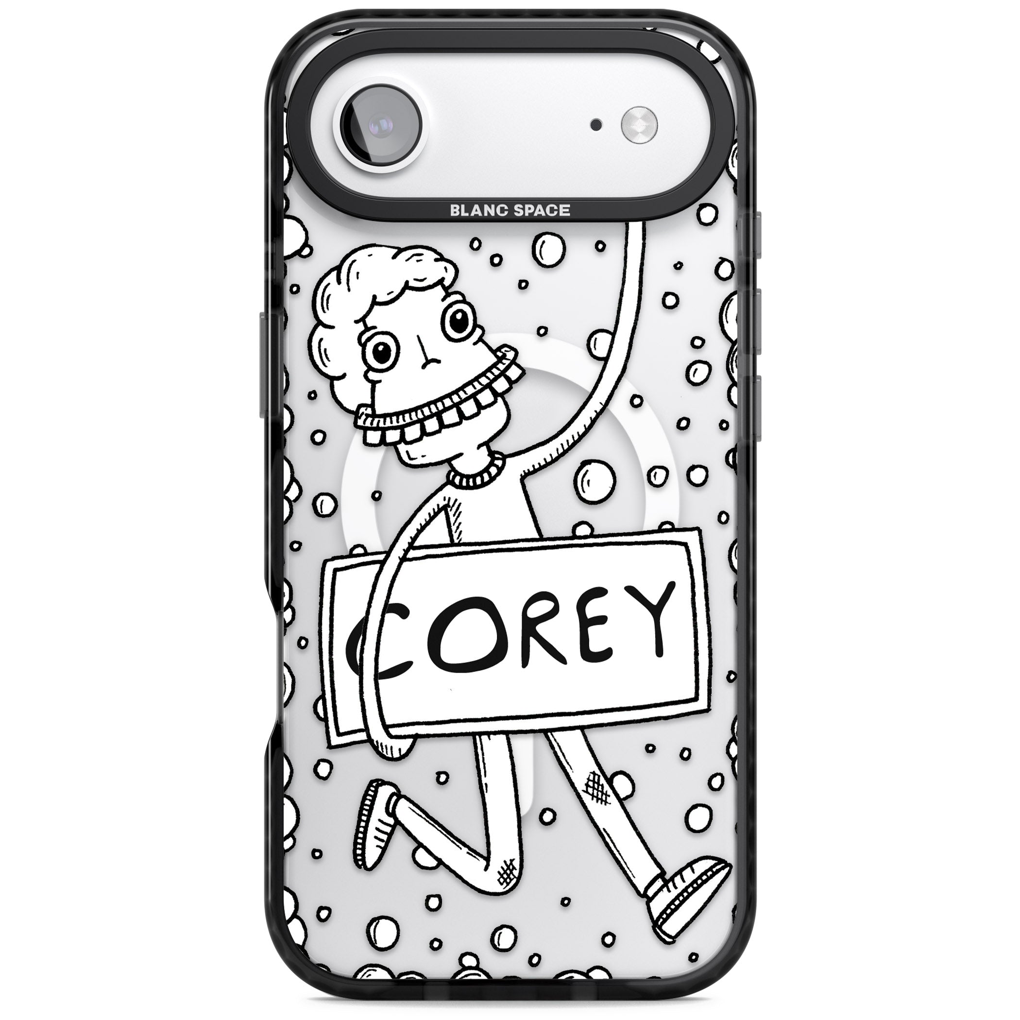 Personalised Banner Boy iPhone 17 Air Impact Pro Black Phone Case