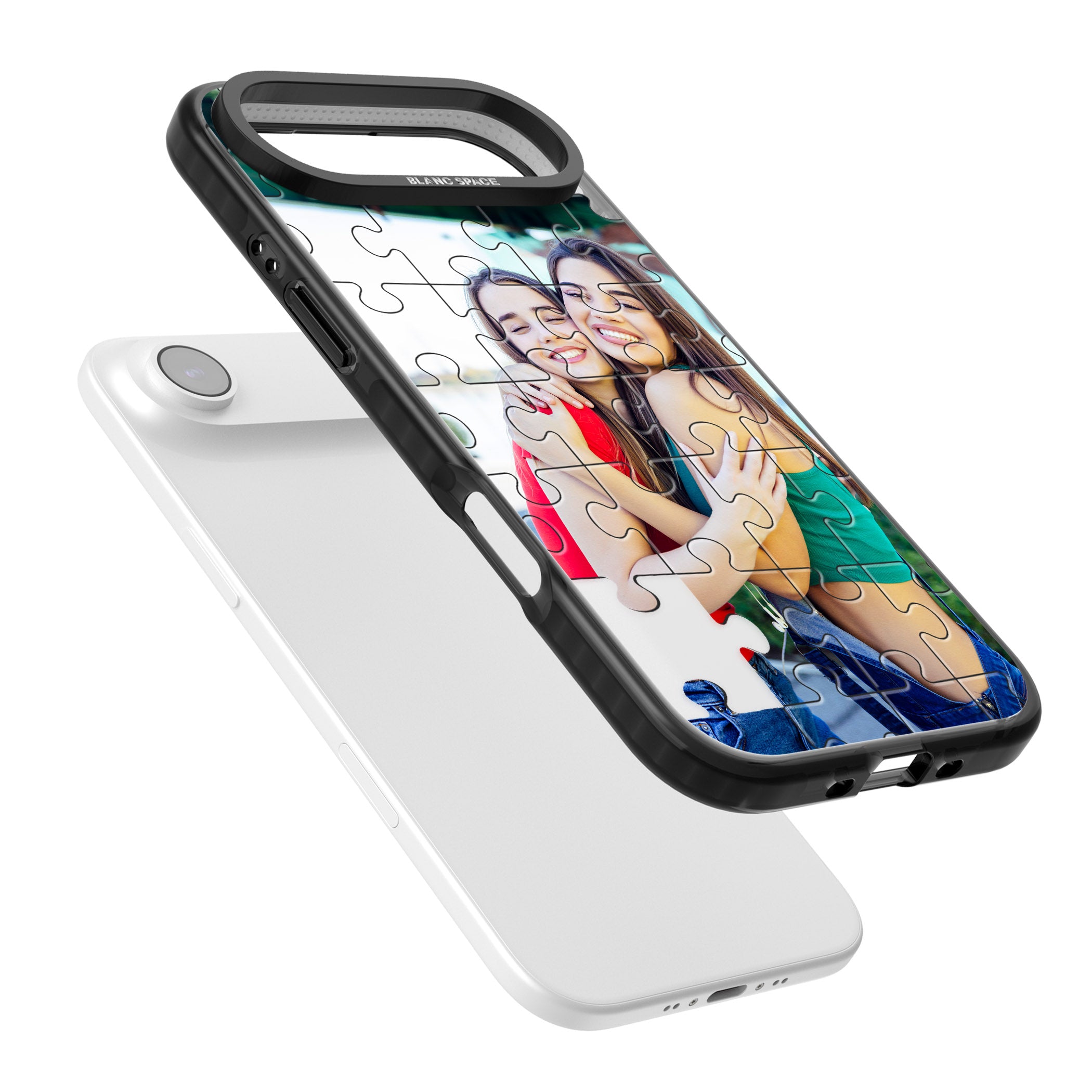 Personalised Jigsaw Puzzle Photo iPhone 17 Air Impact Pro Black Phone Case Colours