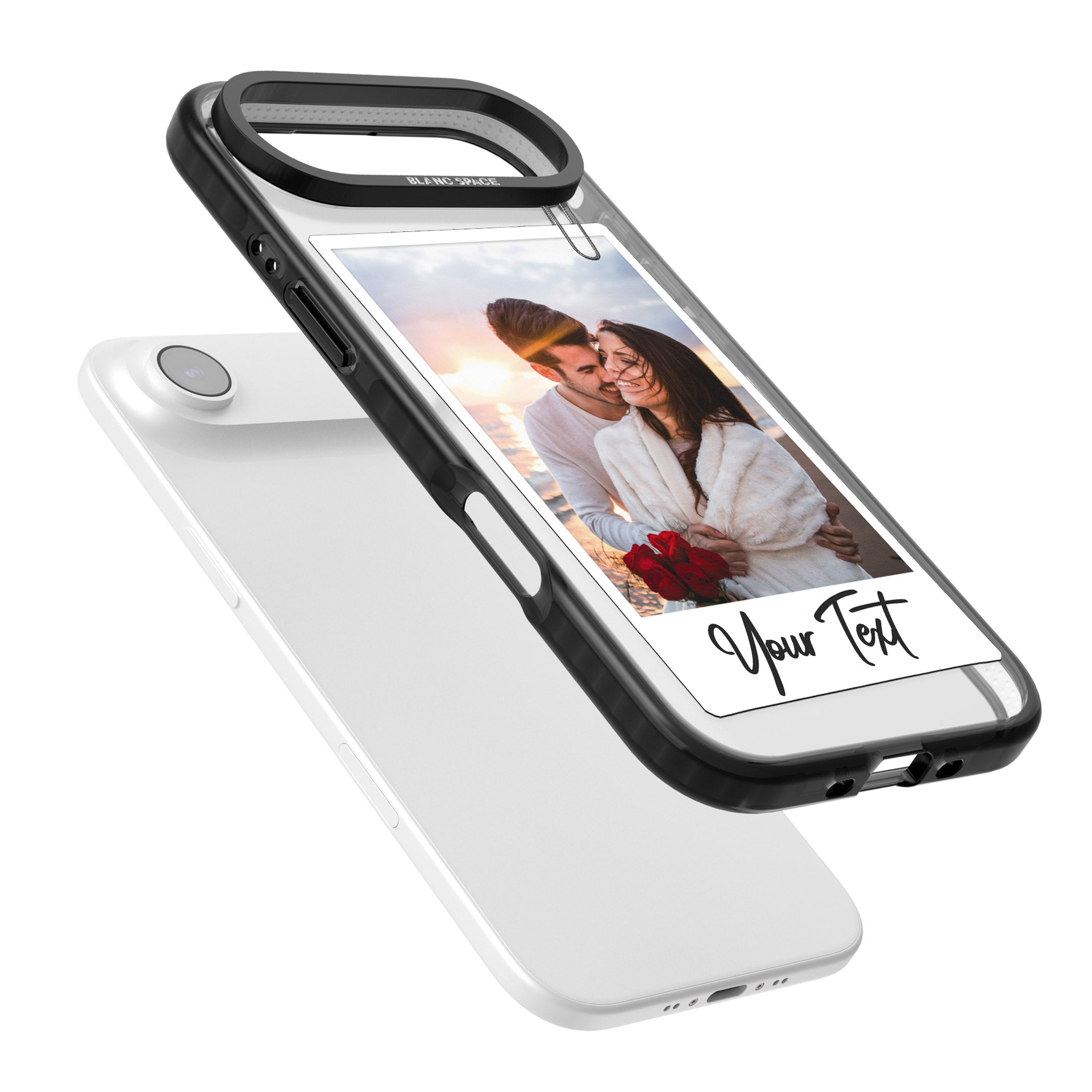 Personalised Instant Camera Photo iPhone 17 Air Impact Pro Black Phone Case Colours