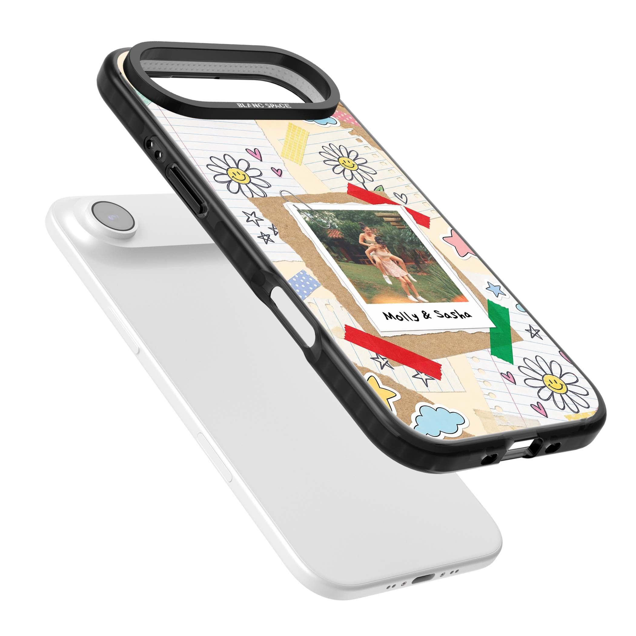 Scrapbook Photo coquette iPhone case | Black Impact Magsafe case for iPhone Air