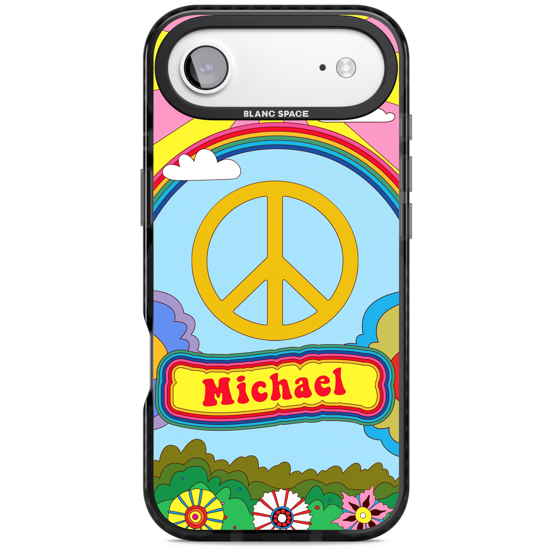 Personalised Happy Days iPhone 17 Air Impact Pro Black Phone Case