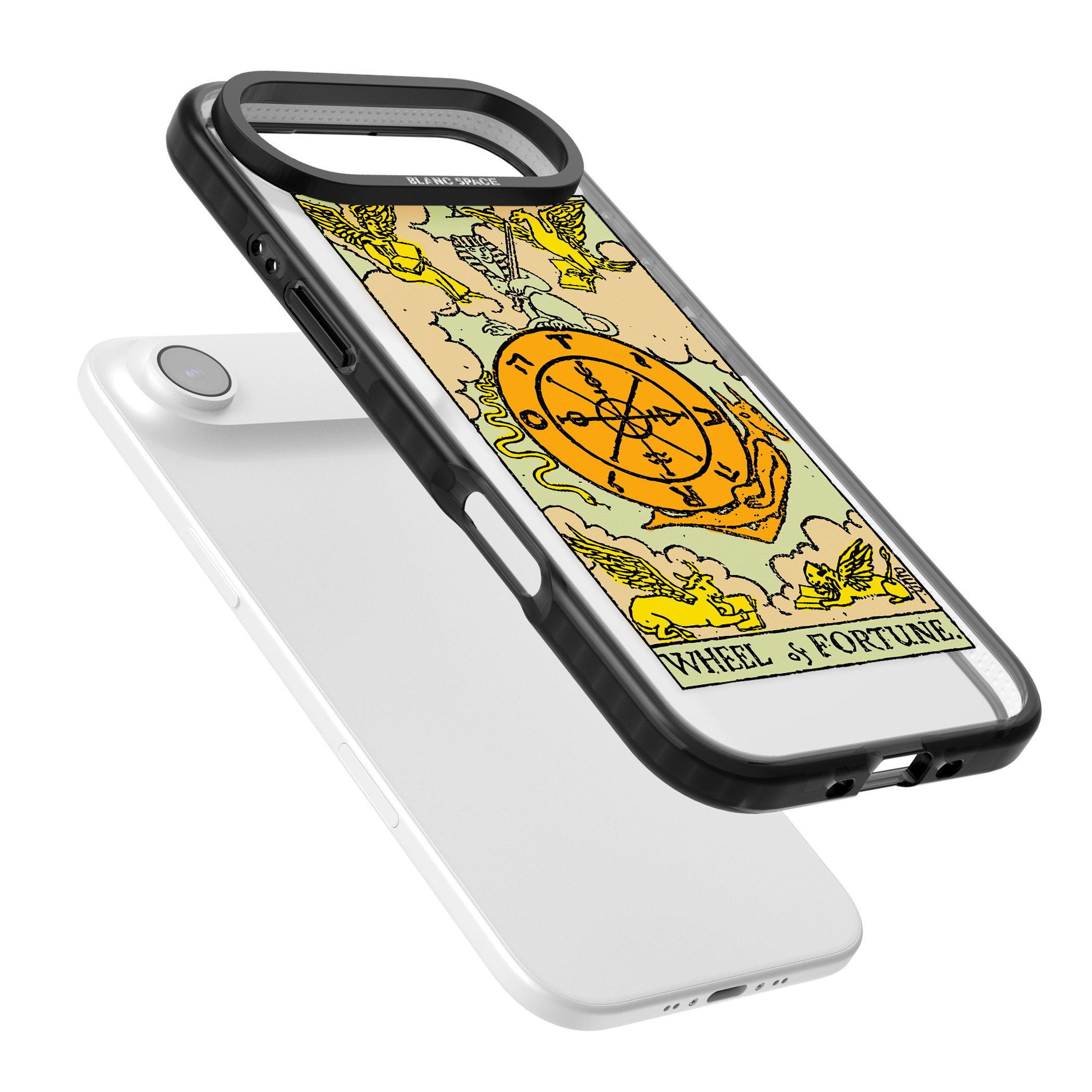 Personalised Wheel Of Fortune Tarot Card (Color) iPhone 17 Air Impact Pro Black Phone Case Colours