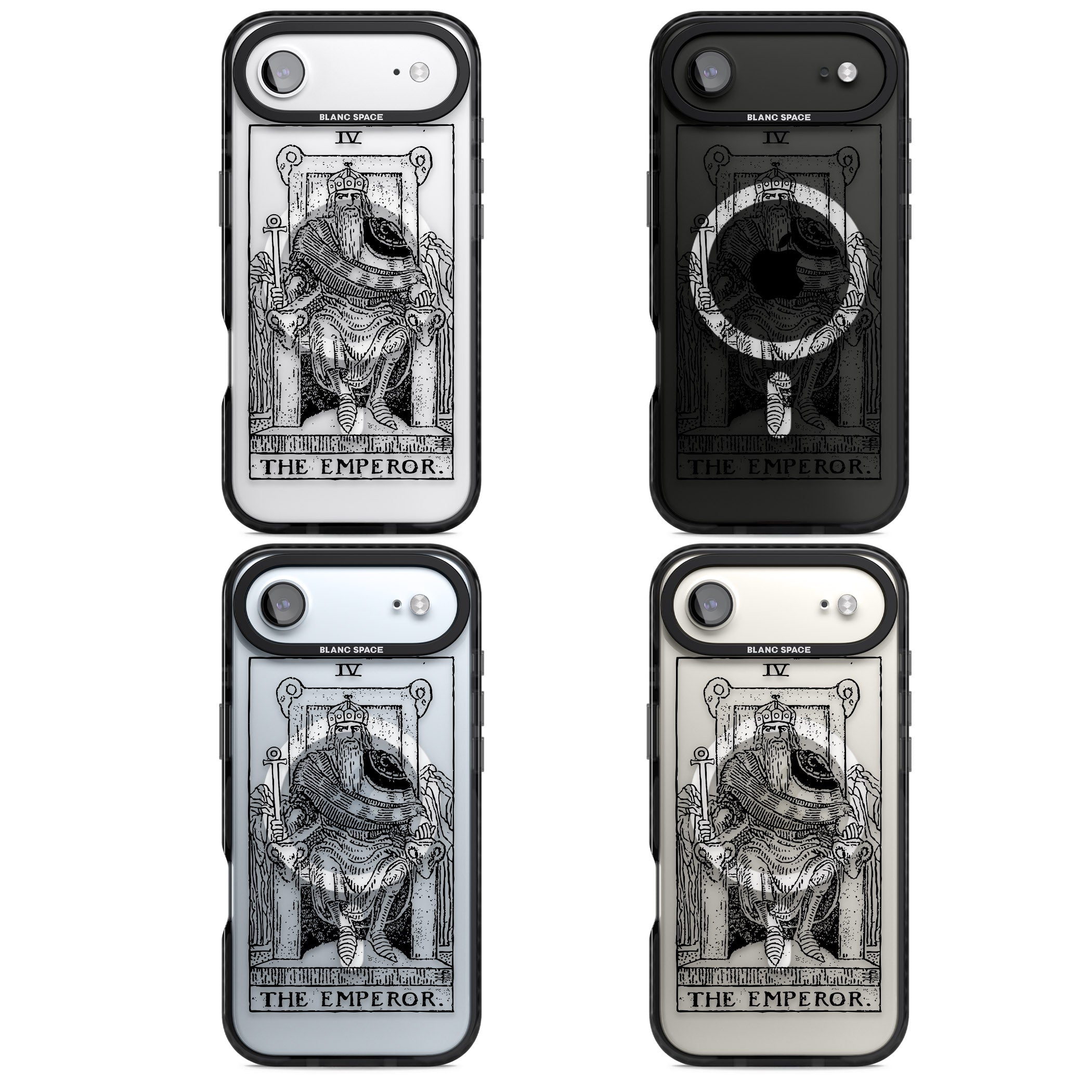 Personalised The Emperor Tarot iPhone 17 Air Impact Pro Black Phone Case APT Impact Protection
