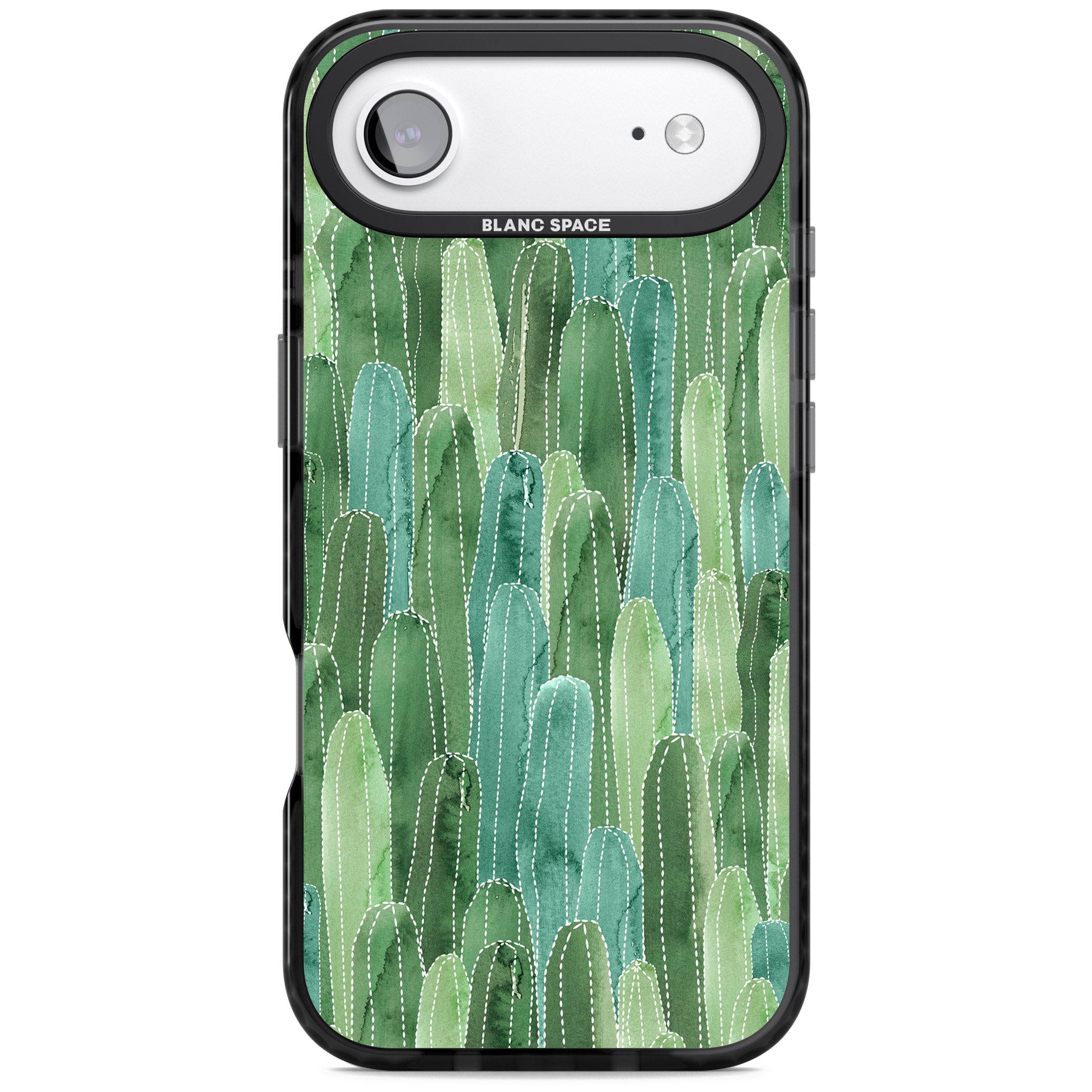 Skinny Cacti iPhone 17 Air Impact Pro Black Phone Case