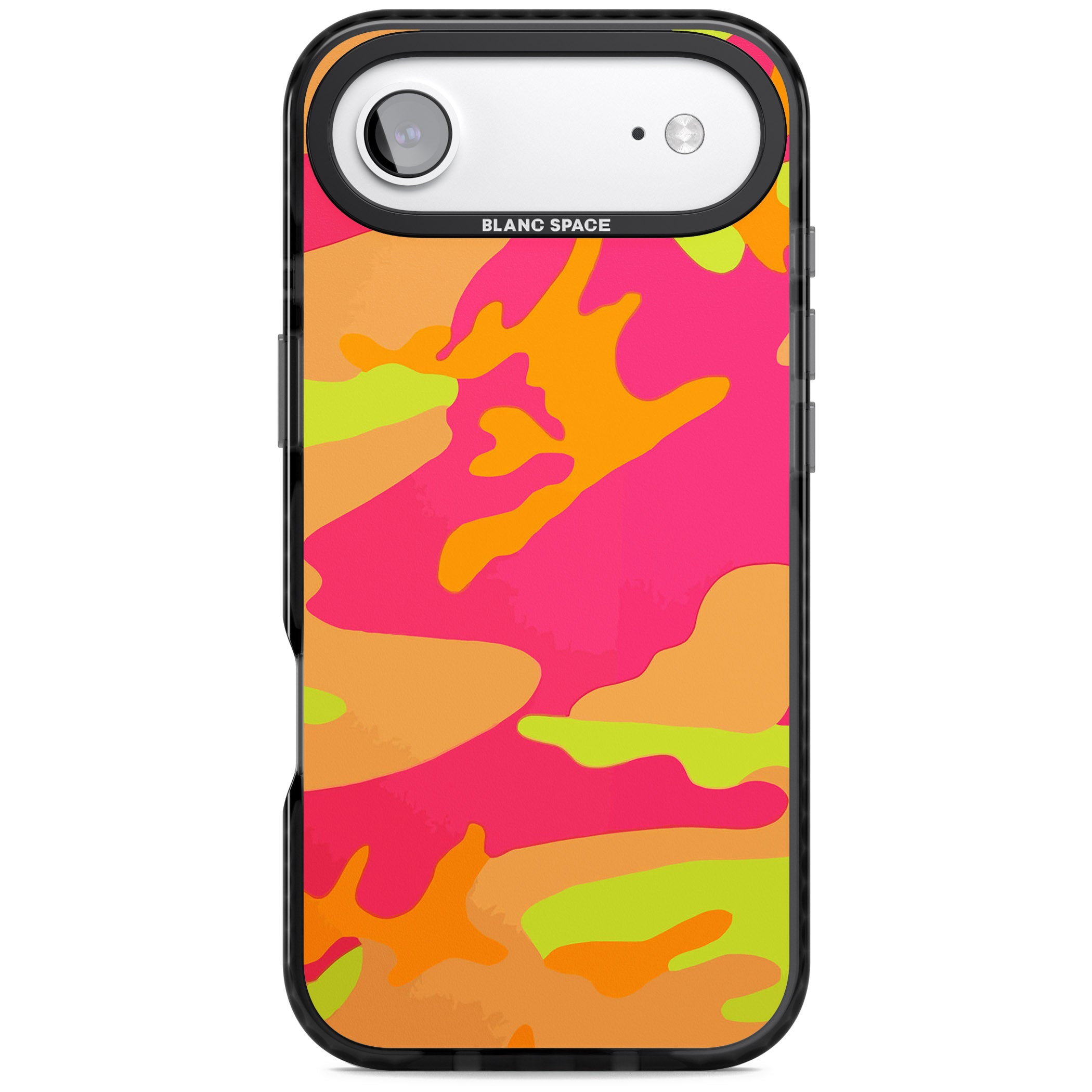 Neon Camo iPhone 17 Air Impact Pro Black Phone Case