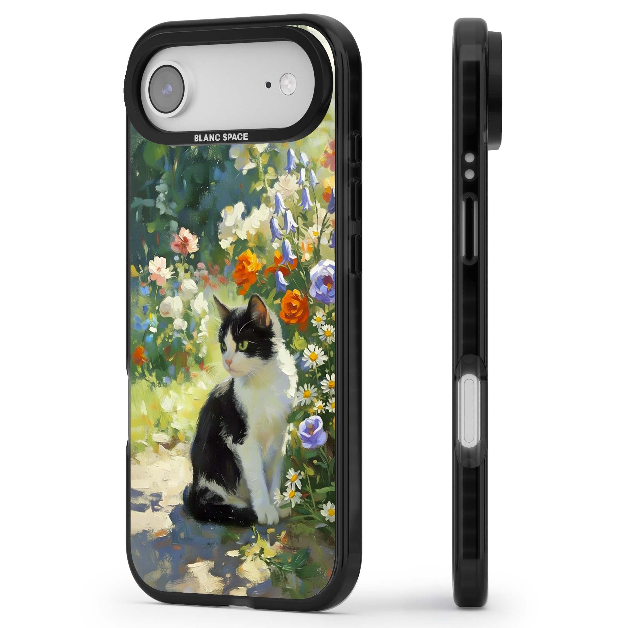 Cat In The Meadow for her iPhone case | Black Impact Magsafe case for iPhone Air