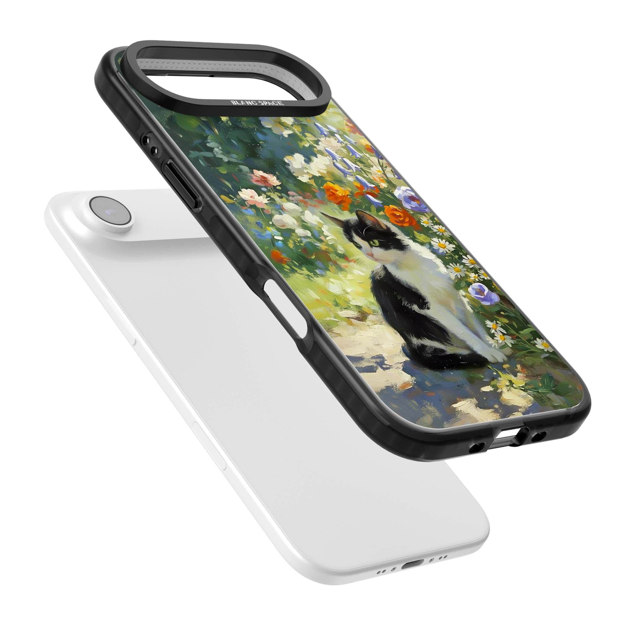 Cat In The Meadow for her iPhone case | Black Impact Magsafe case for iPhone Air