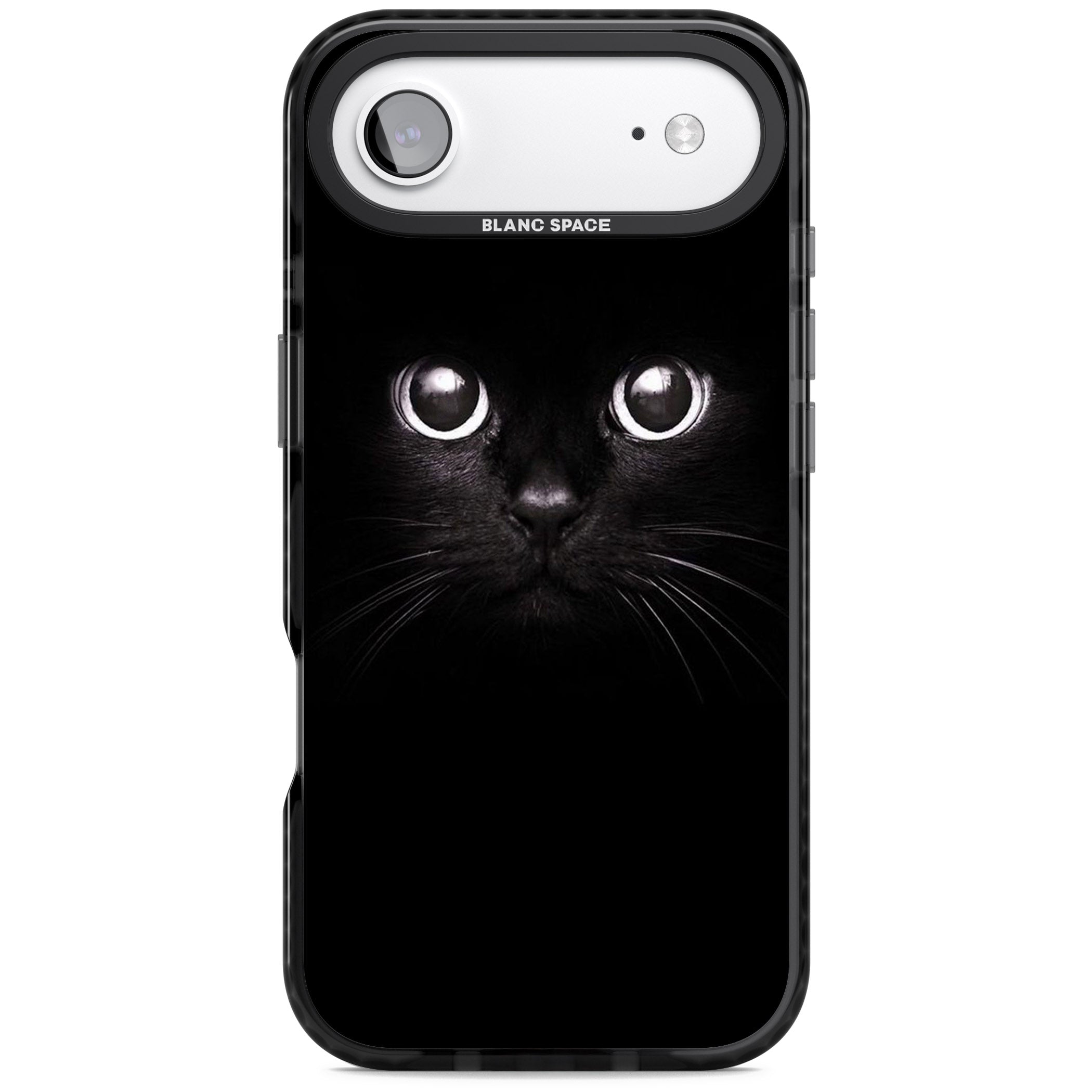 Black Cat iPhone 17 Air Impact Pro Black Phone Case